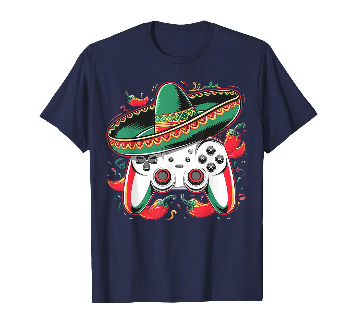 Cinco de Mayo kids Gamer Video game Controller Mexican boys T-Shirt
