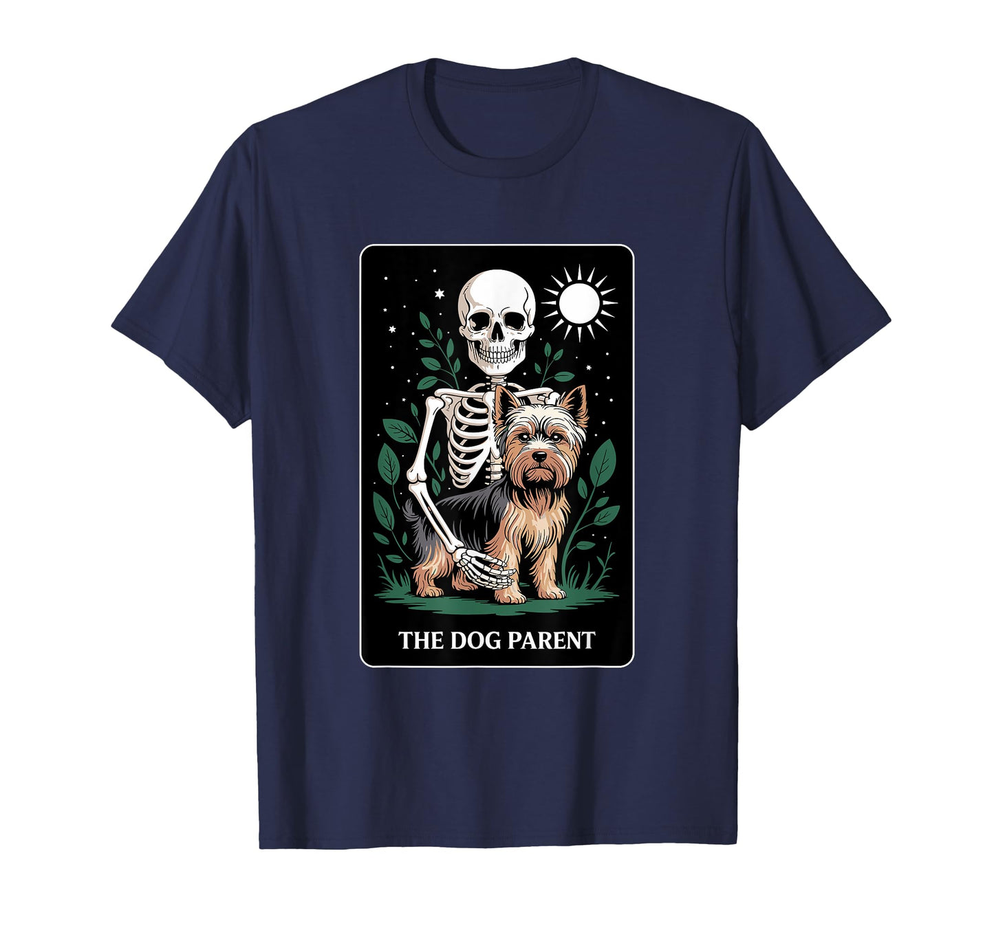 Funny Tarot Dog Parent Yorkshire Terrier T-Shirt