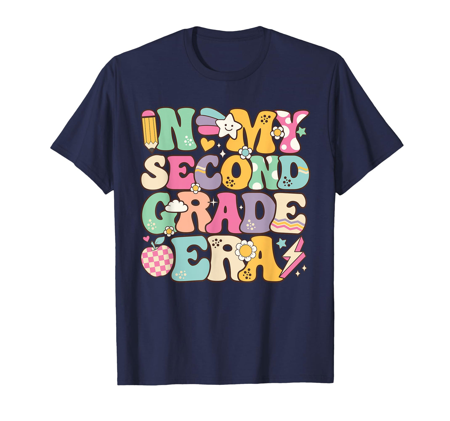 In My Second Grade Era Girl Back To School 2nd Grade Teacher T-Shirt