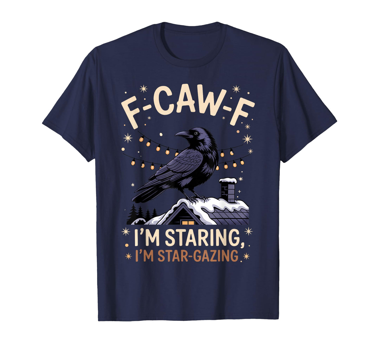 F-CAW-F Christmas Rooster F cawf Chicken X-Mas Men Women T-Shirt