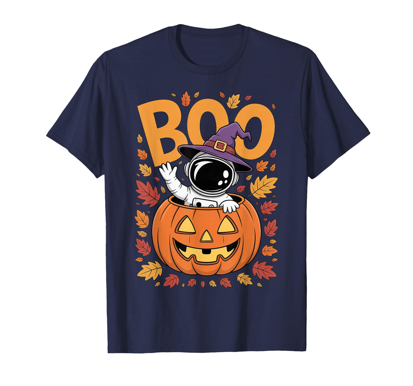 Astronaut Costume on Pumpkin Halloween Astronaut T-Shirt