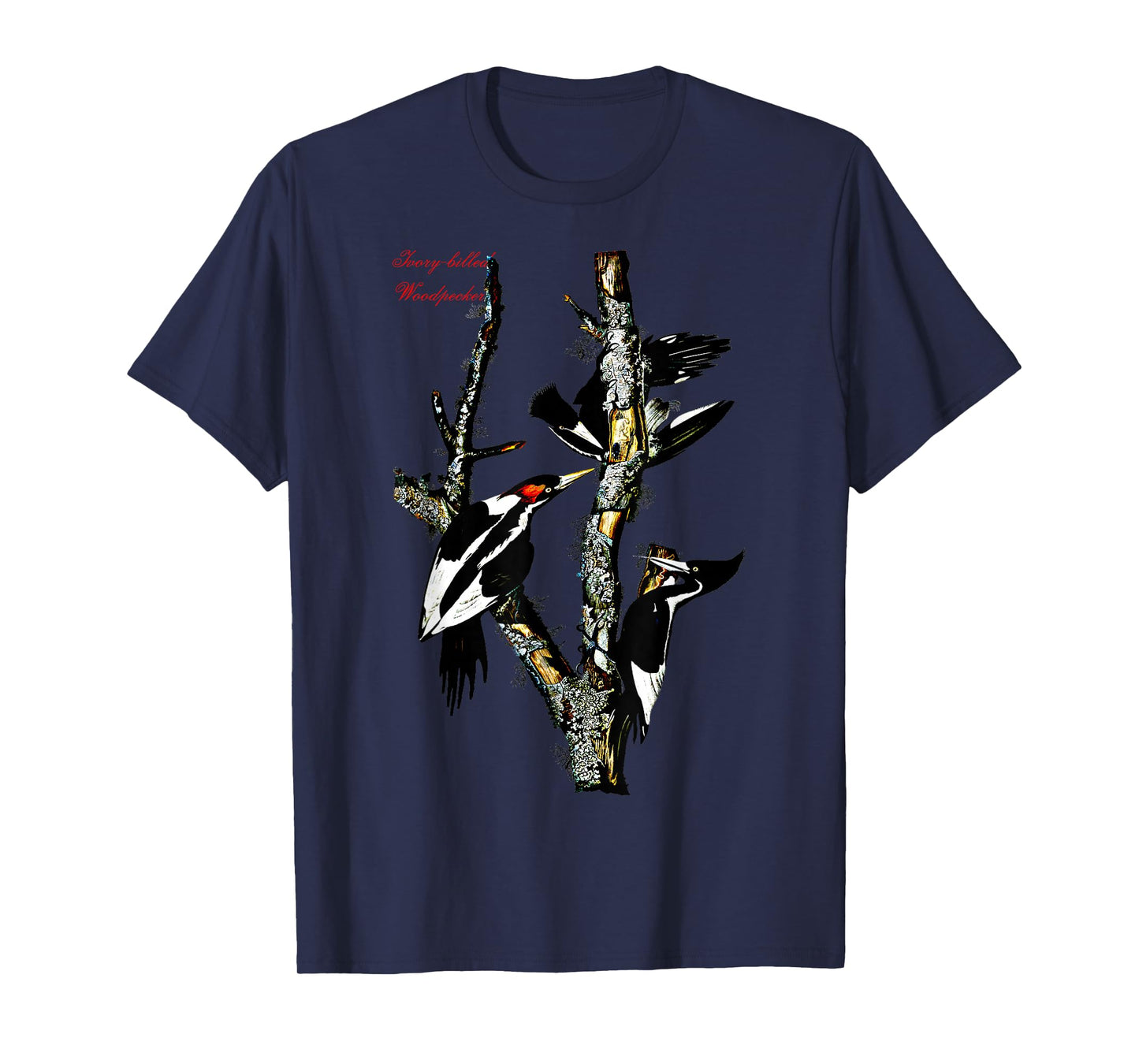 Audubon Ivory-billed Woodpecker North American Birds T-Shirt