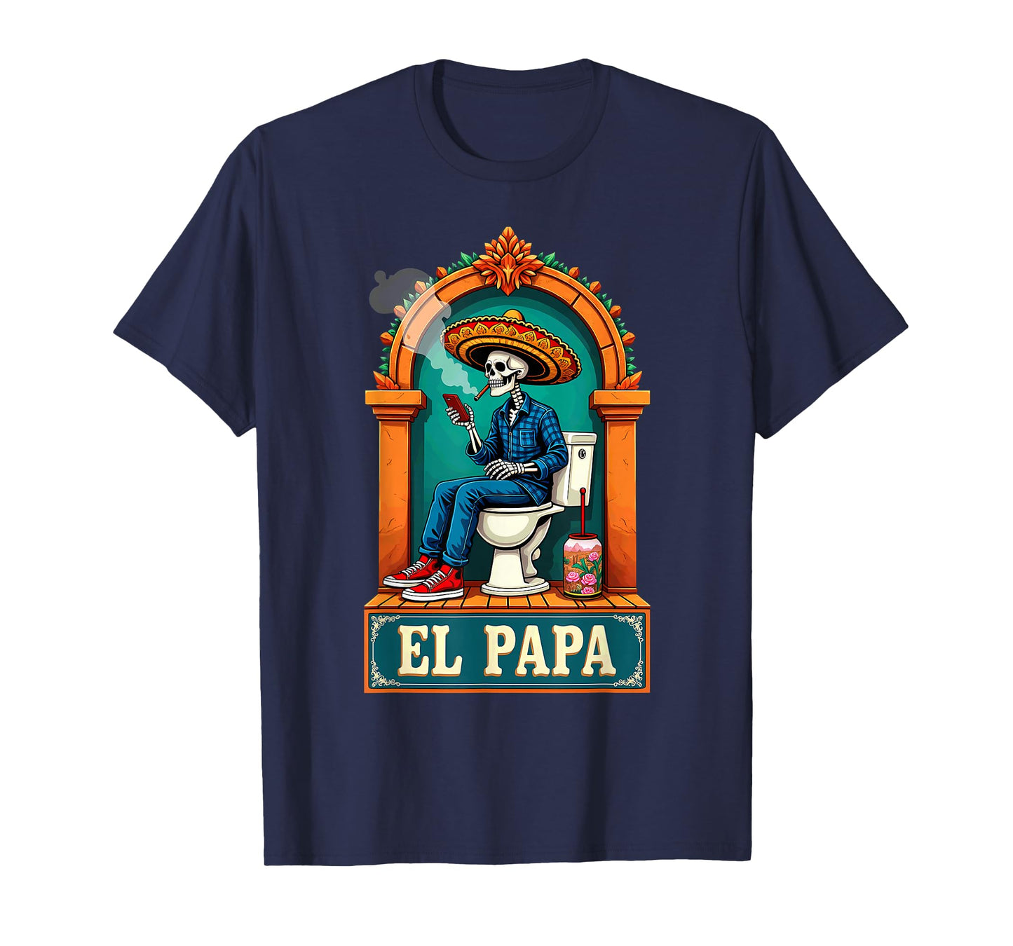 Tarot Card Spanish Mexican Dad El Papa T-Shirt