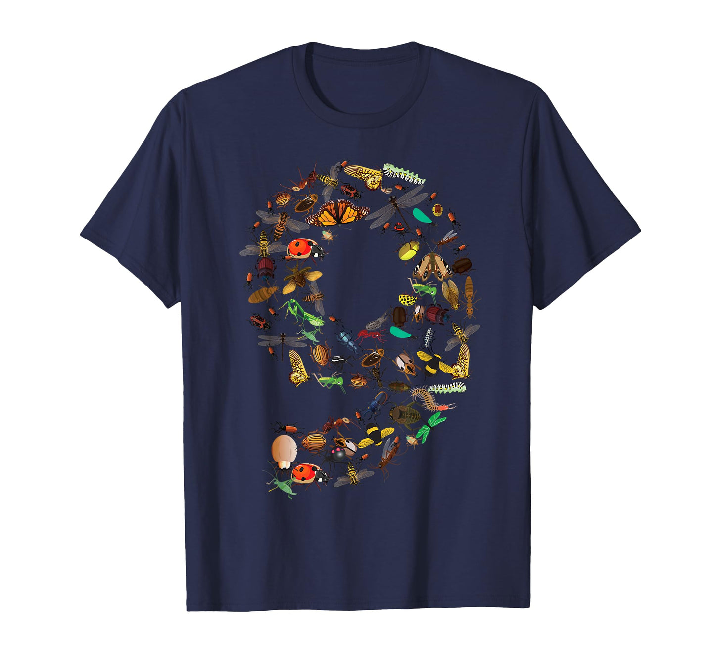 Funny Bugs 9th Birthday Gift | Cute 9 Years Old Boy Girl Kid T-Shirt