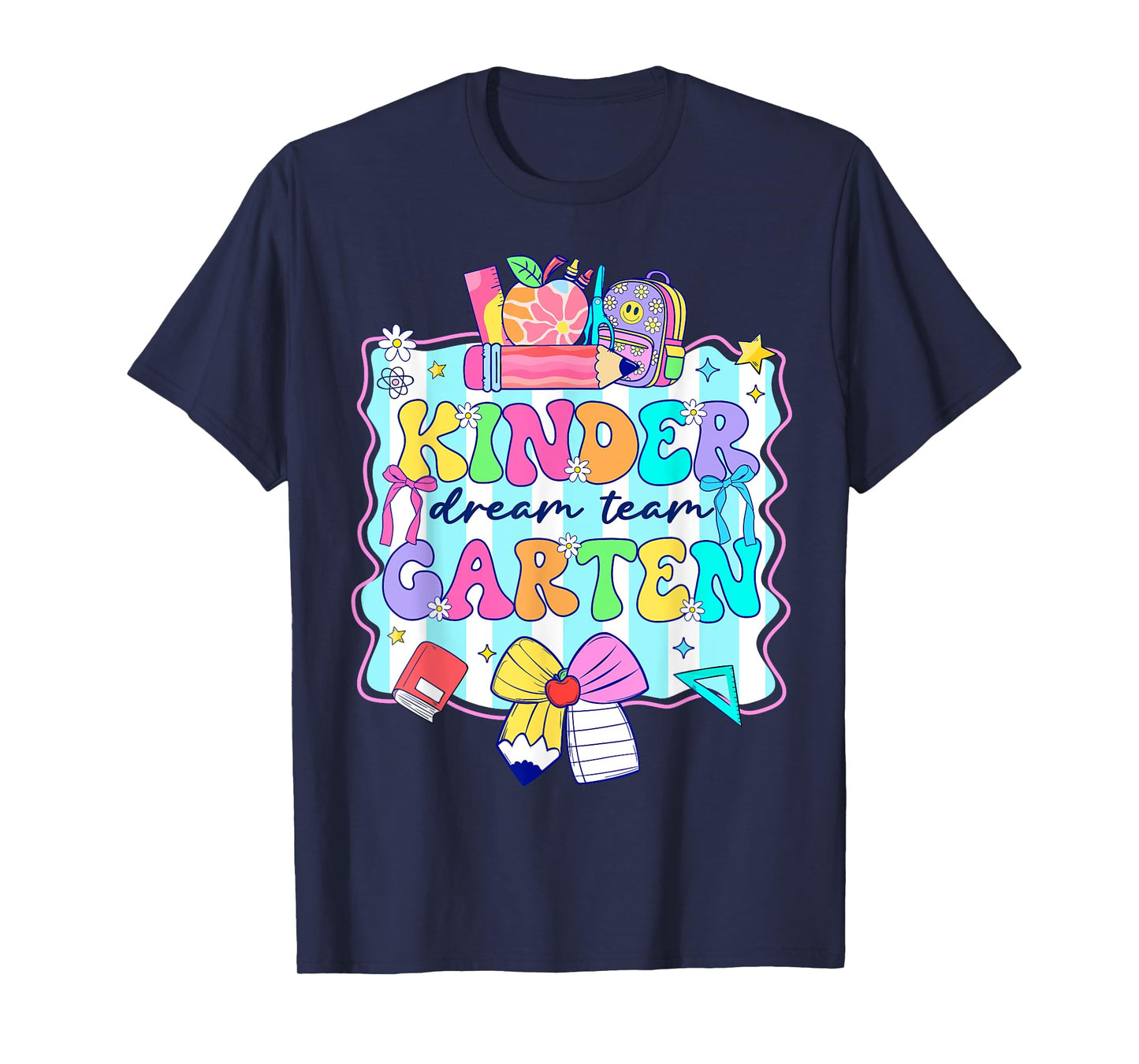 Groovy Kindergarten For Girls Boys Teacher Pre-K Preschool T-Shirt