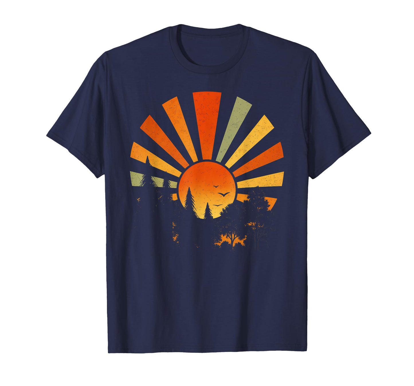 Trees Wildlife Nature Vintage Forest Shirt Sun Outdoors T-Shirt