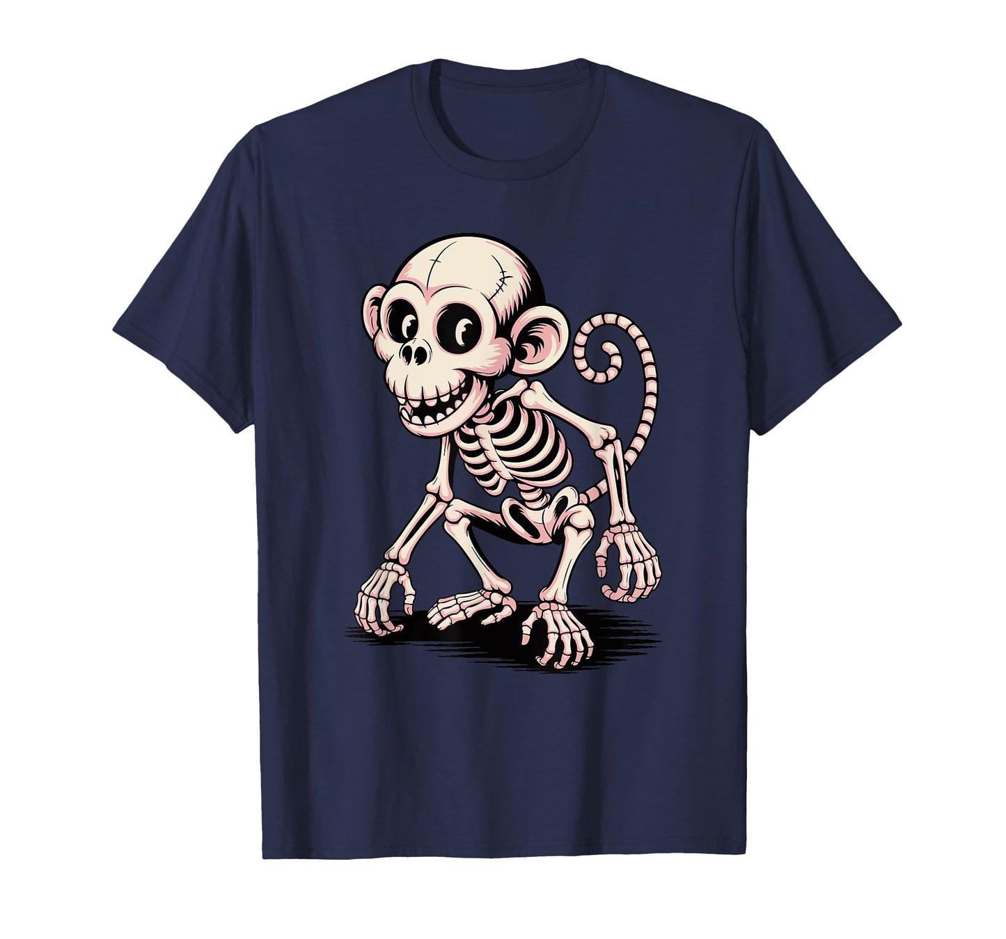 Halloween Monkey Skeleton Spooky Monkeys T-Shirt