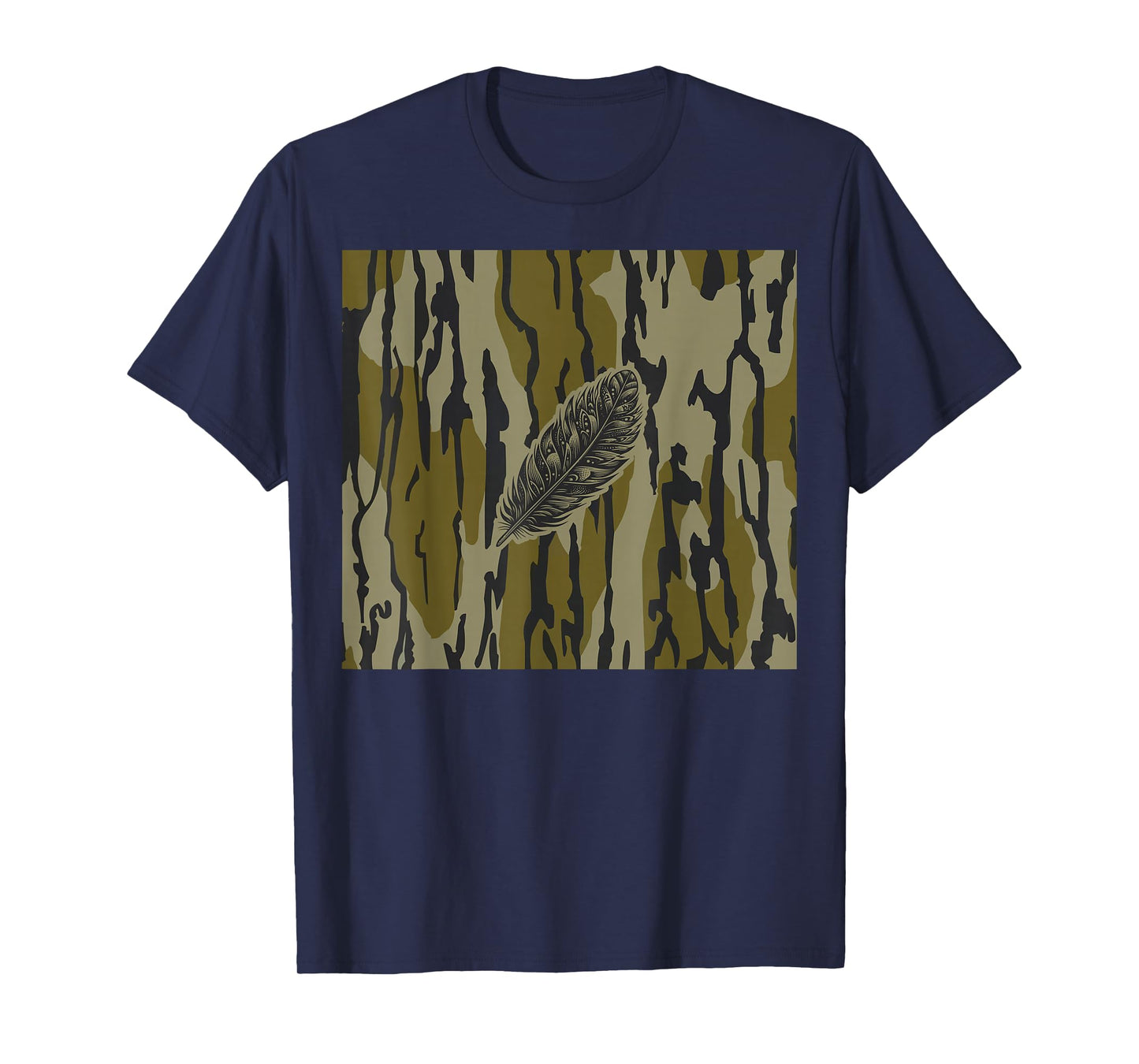 Turkey Feather Bottom lands Camo T-Shirt