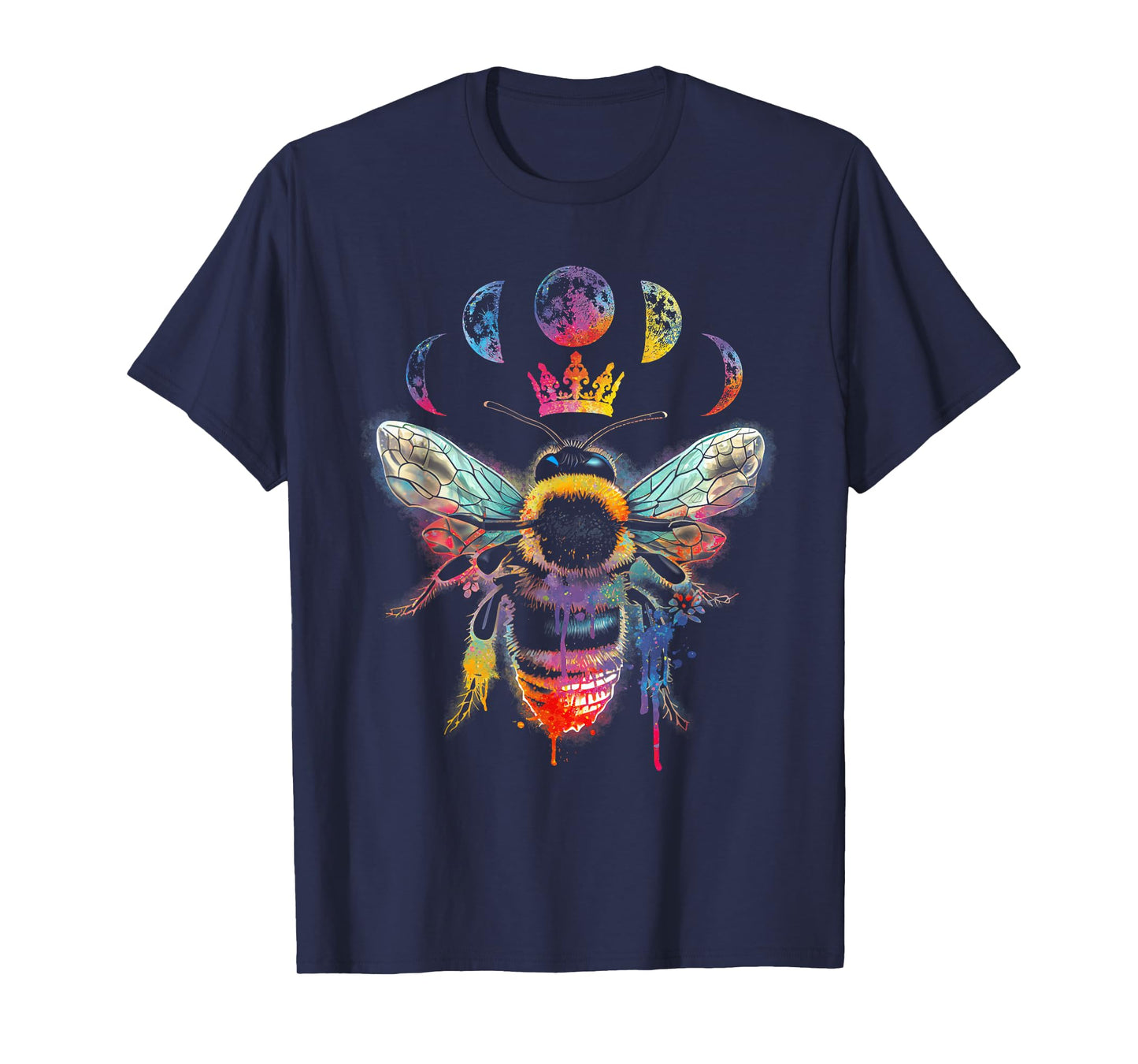 Beekeeping Animal Queen-Bee Nature Insect Bee Tie Dye T-Shirt