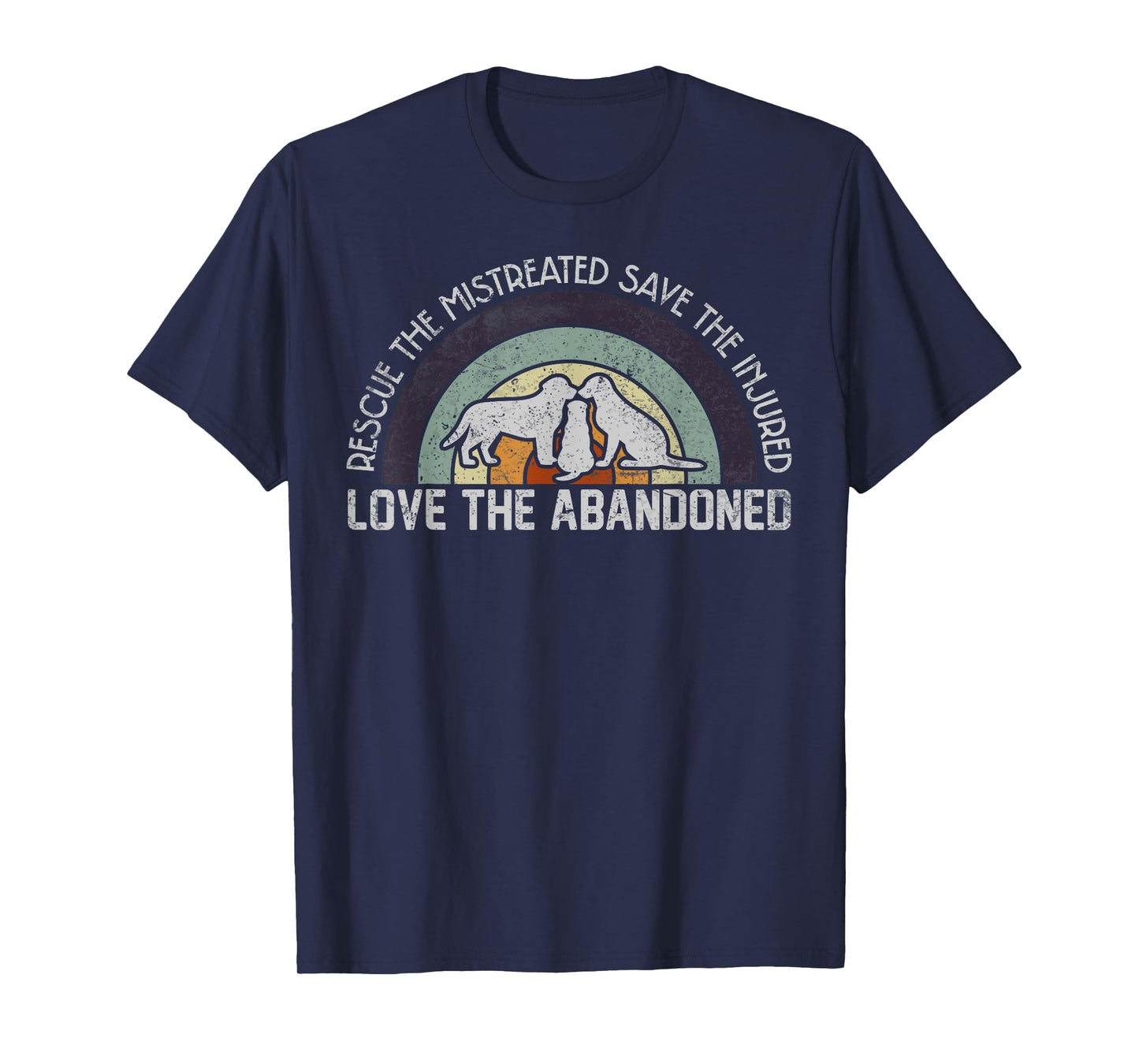Save Love Rescue the Mistreated Cute Animals Rescue Dog T-Shirt