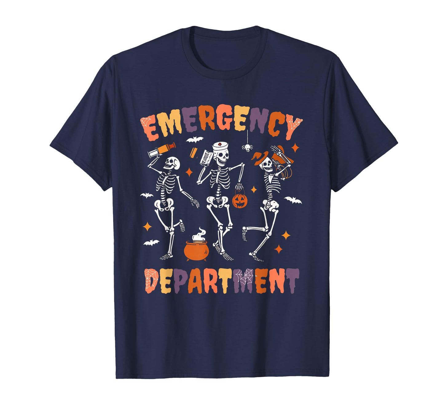 Er Nurse Funny Dancing Skeleton Emergency Department T-Shirt