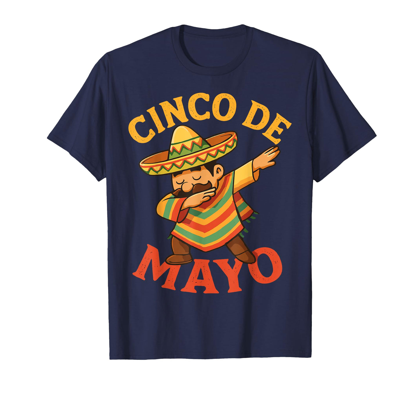 Mexican Dabbing Poncho Cinco de Mayo T-Shirt