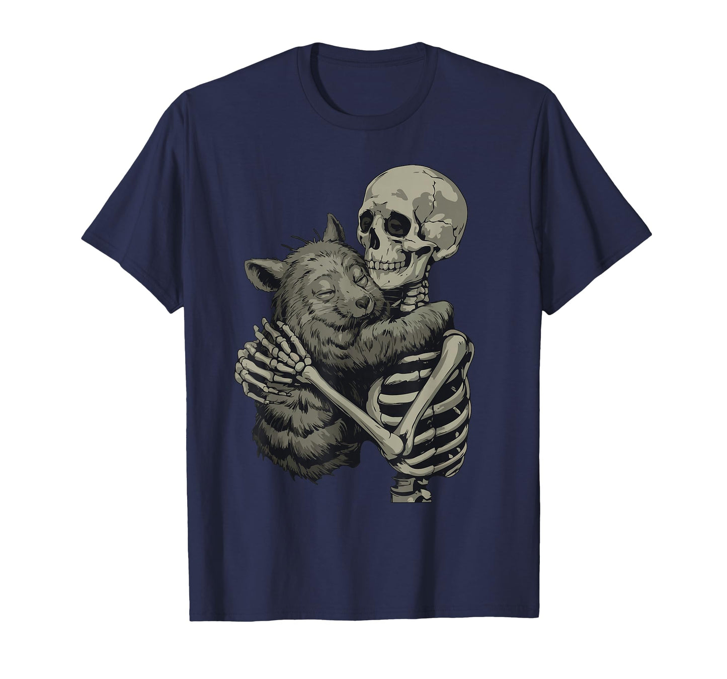 Wombat Skeleton Halloween T-Shirt