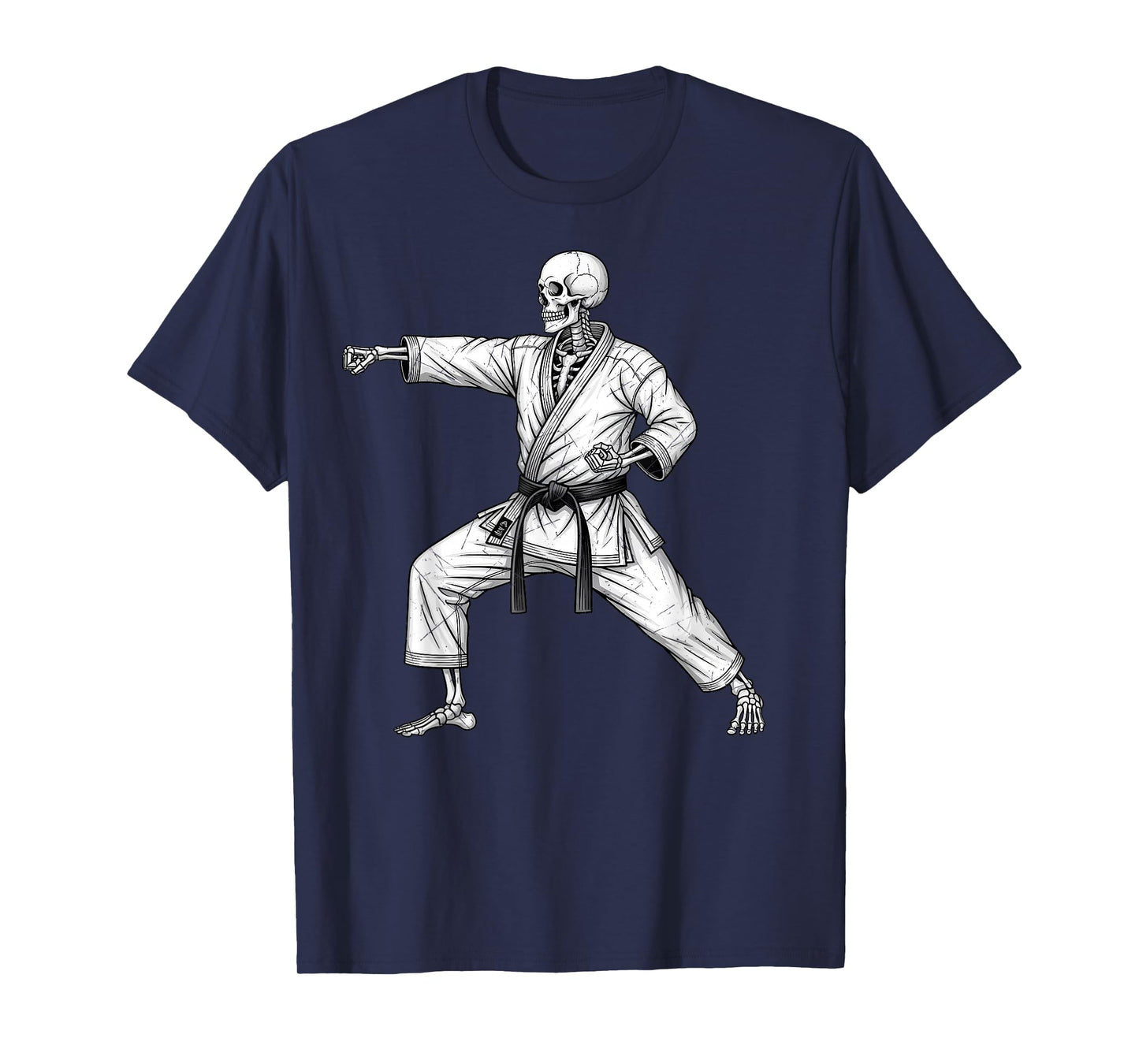 Traditional Martial Arts Karate Shotokan Taekwondo Skeleton T-Shirt