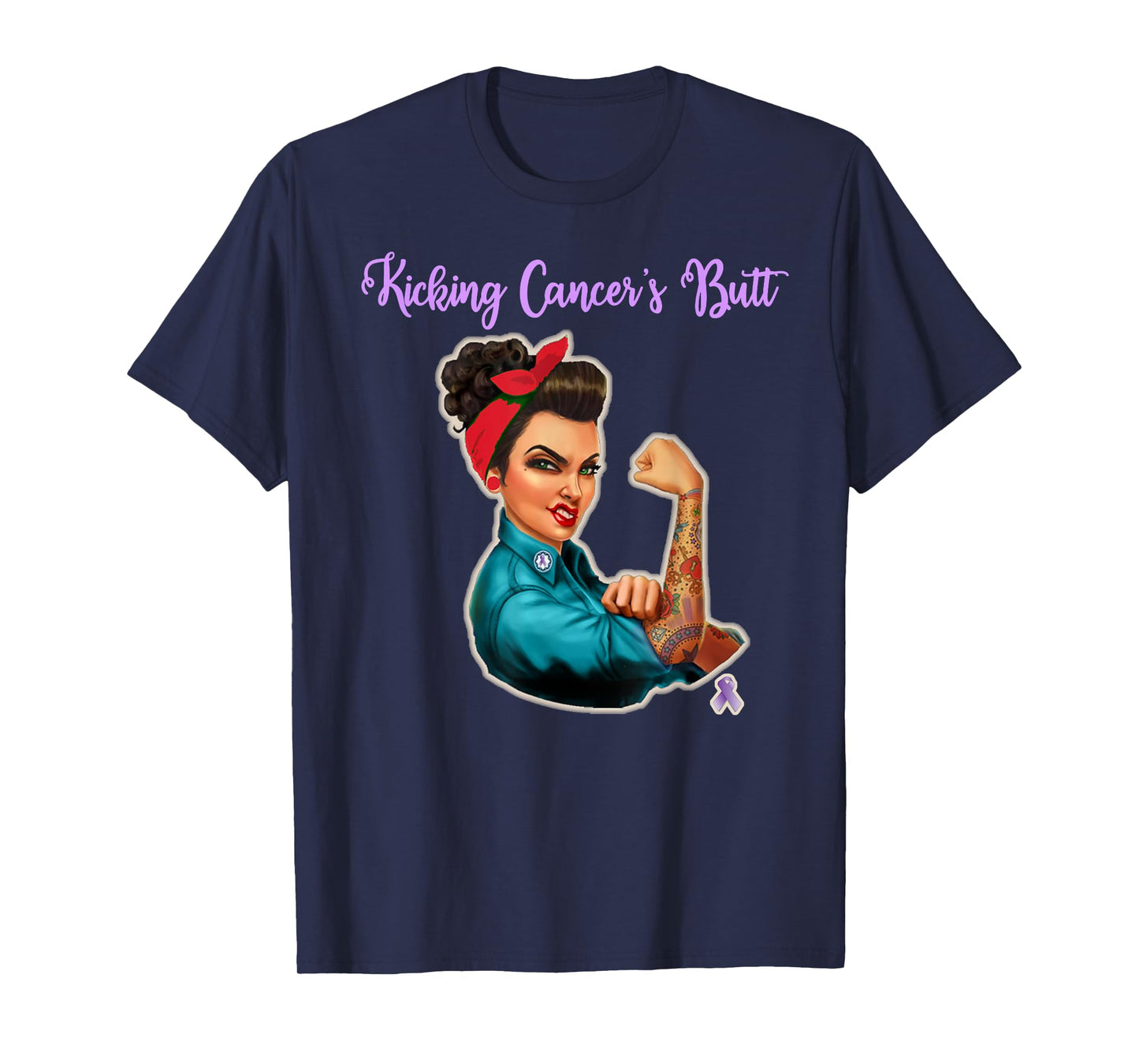 Kicking Cancers Butt Cancer Patients T-Shirt