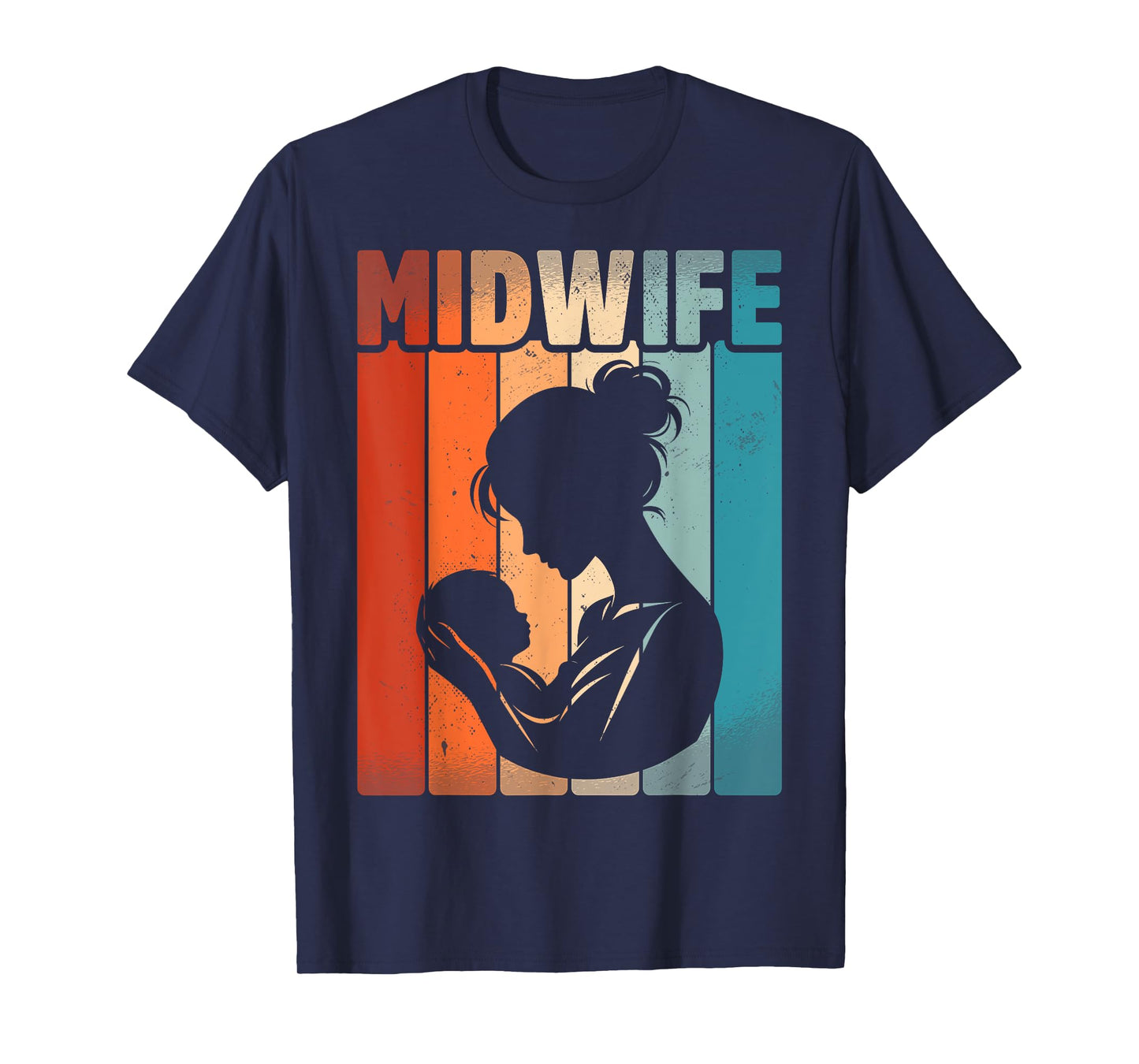 Midwife - Retro style Midwifery Gifts Men Women Doula T-Shirt