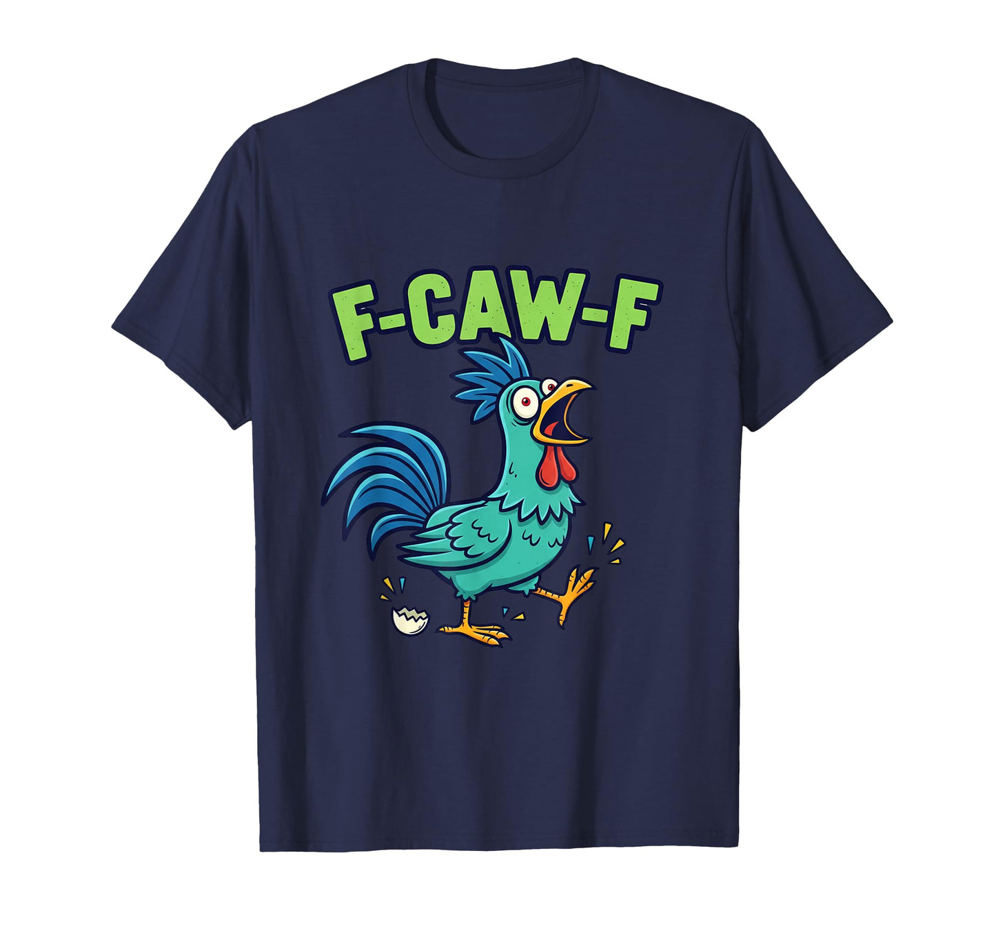 F-Caw-F Funny Crow Graphic Tee – Black Bird Humor Shirt T-Shirt