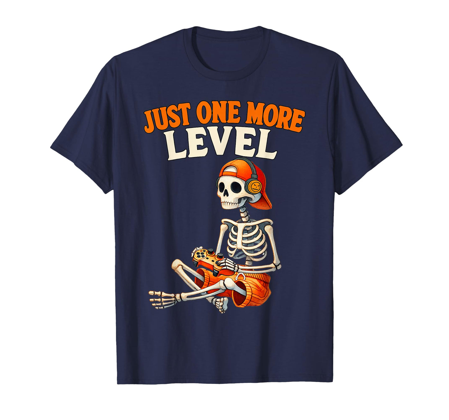 Funny Video Game Halloween Skeleton Gamer Costume Men Boys T-Shirt