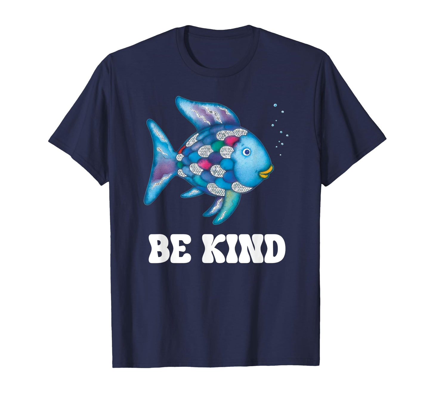 Be Kind Rainbow Fish Teacher Life Teaching Back To School T-Shirt