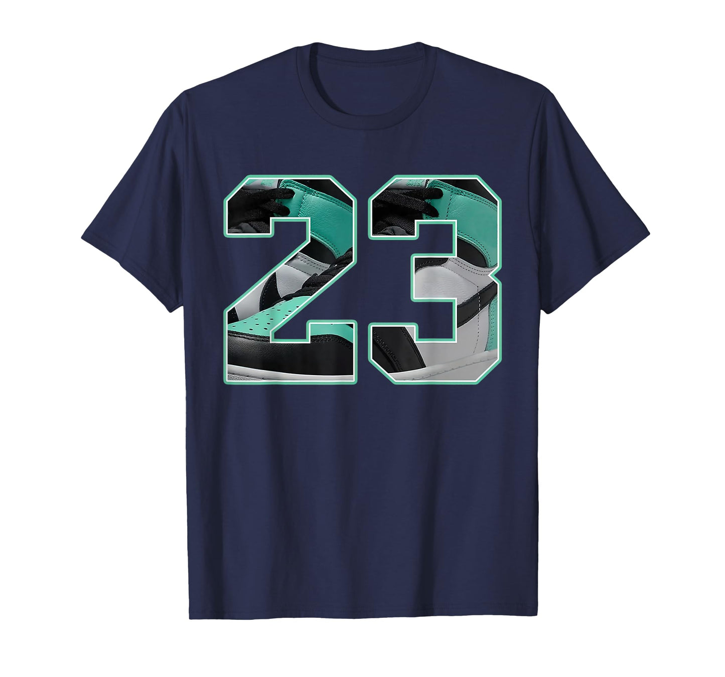 Number 23 Black Green Glow 3s Loser Lover Matching Tee T-Shirt