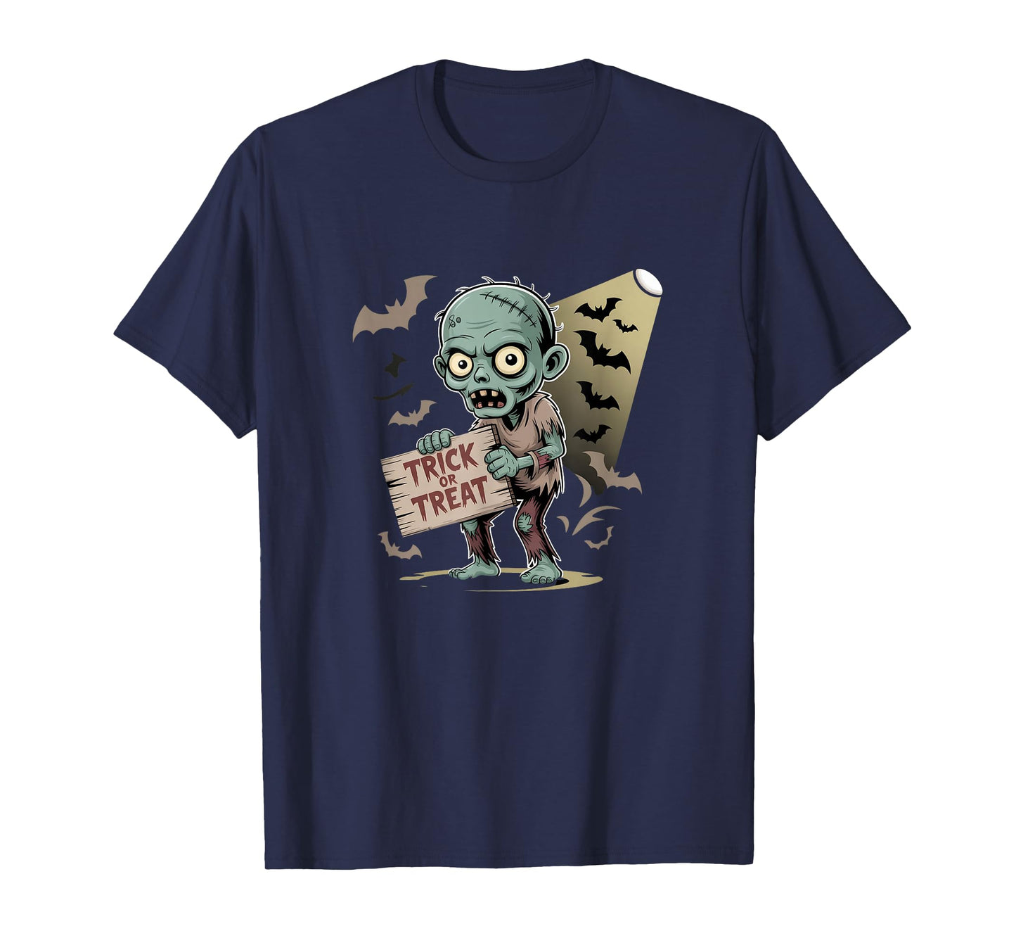 Spooky Trick or Treat Zombie Gift for Men Women T-Shirt