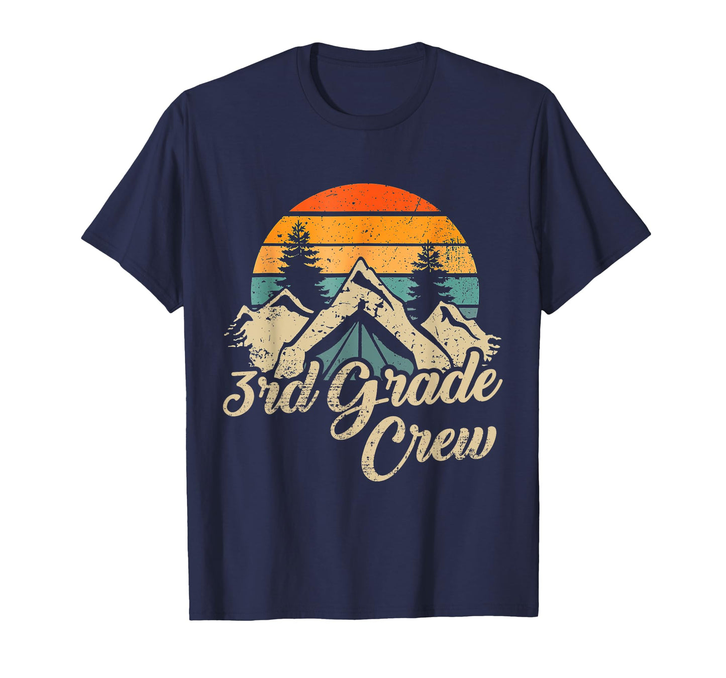 3rd Grade Crew back to school after camping trip love camp T-Shirt