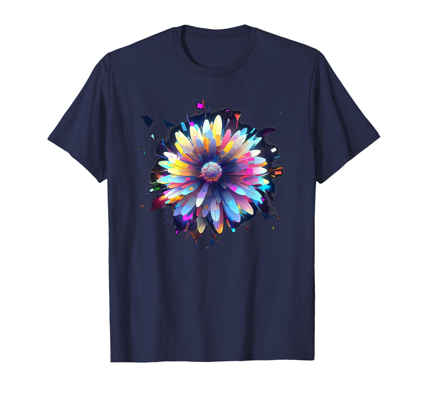 Flowers, Daisy, Art, Color, Love, Cute, Abstract, Fashion T-Shirt