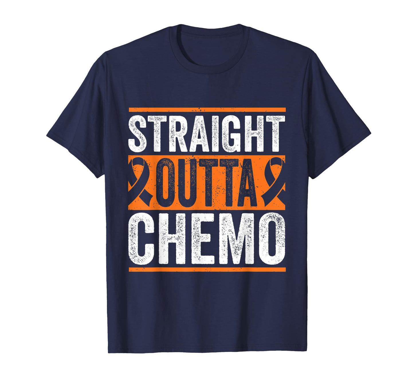 Straight Outta Chemo Leukemia Cancer Fighter T-Shirt