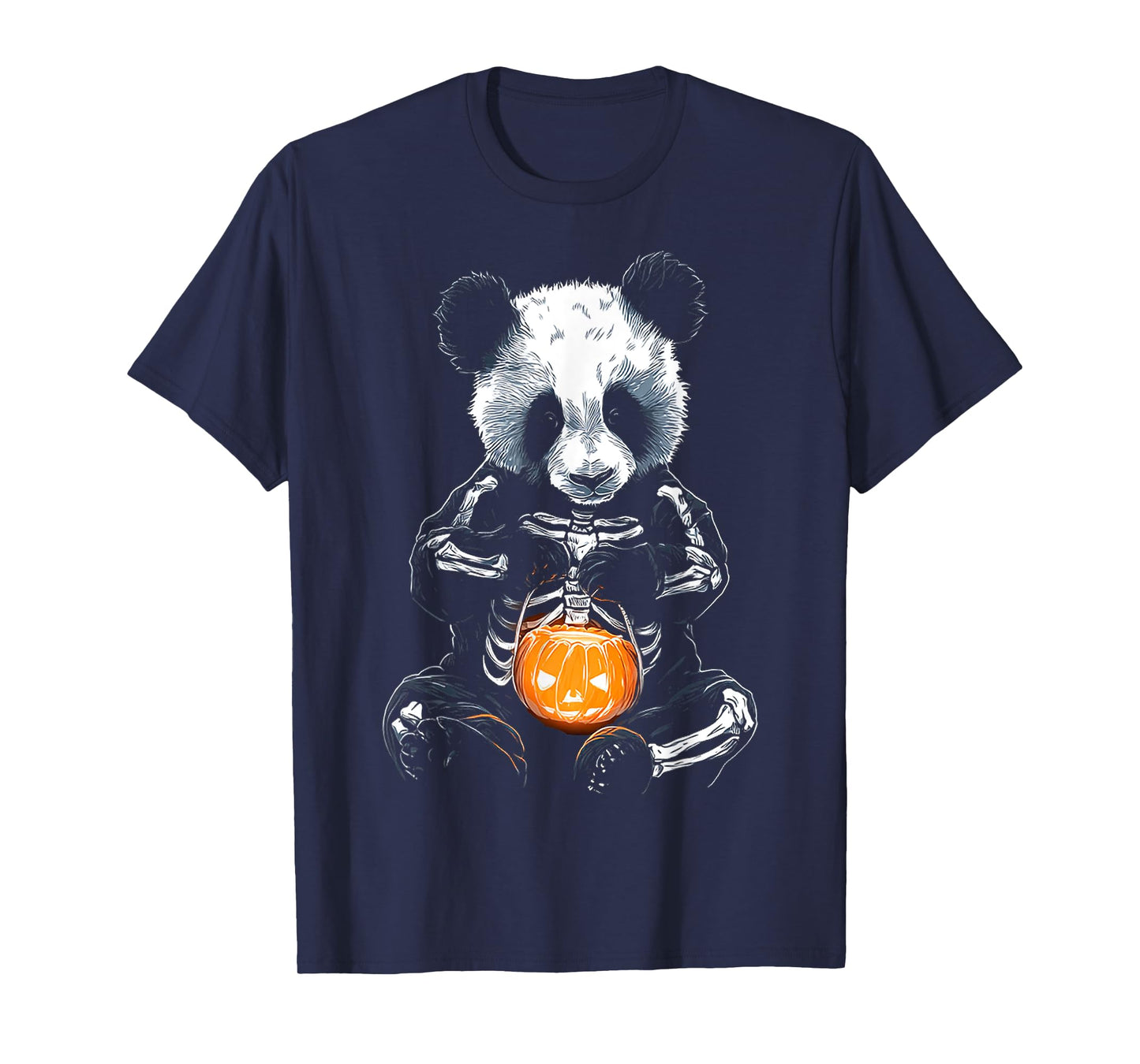 Halloween Panda Potions Pumpkin Skeleton Animal Halloween T-Shirt