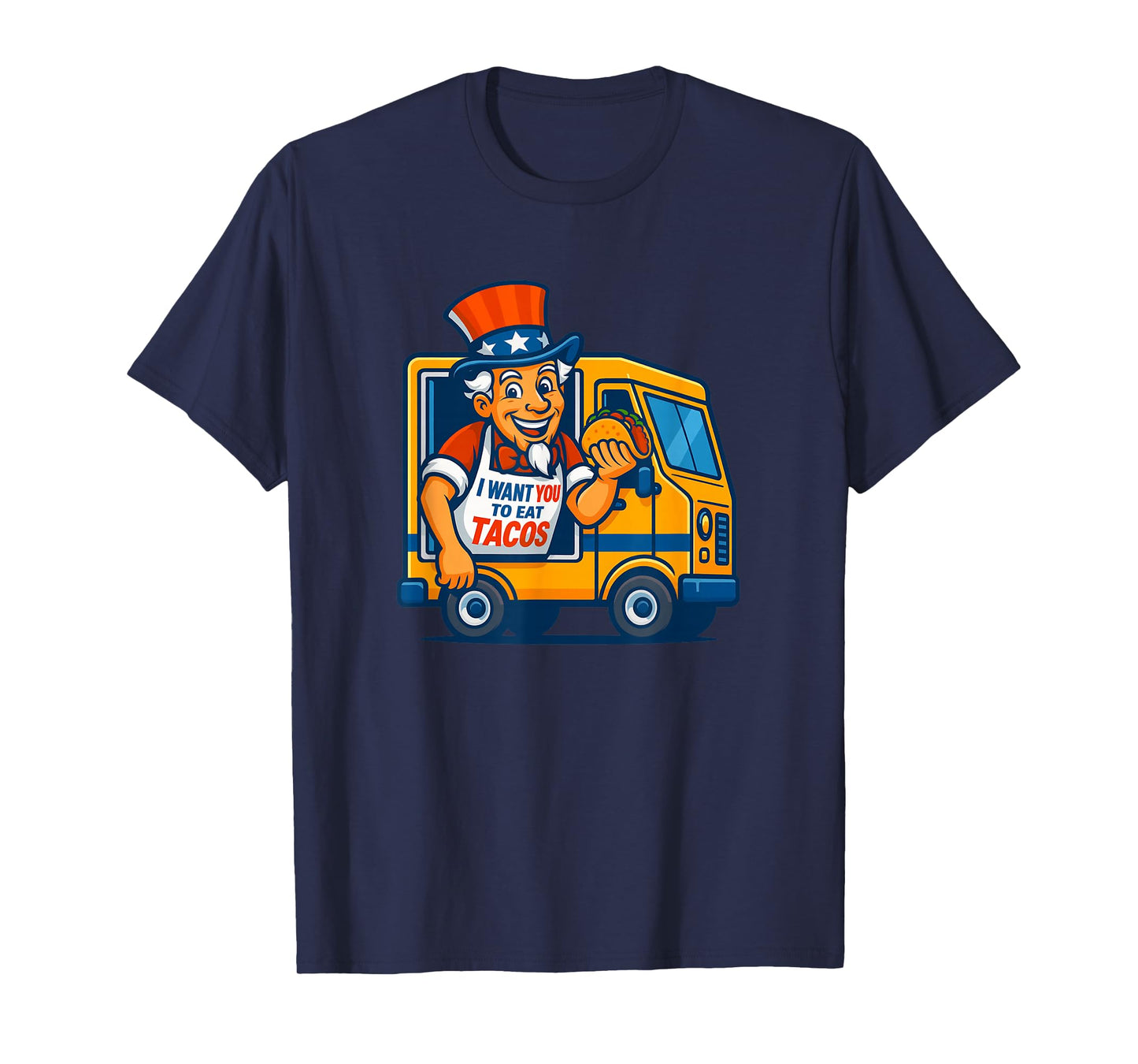 Cool US Taco Truck Costume for Adults and Kids T-Shirt