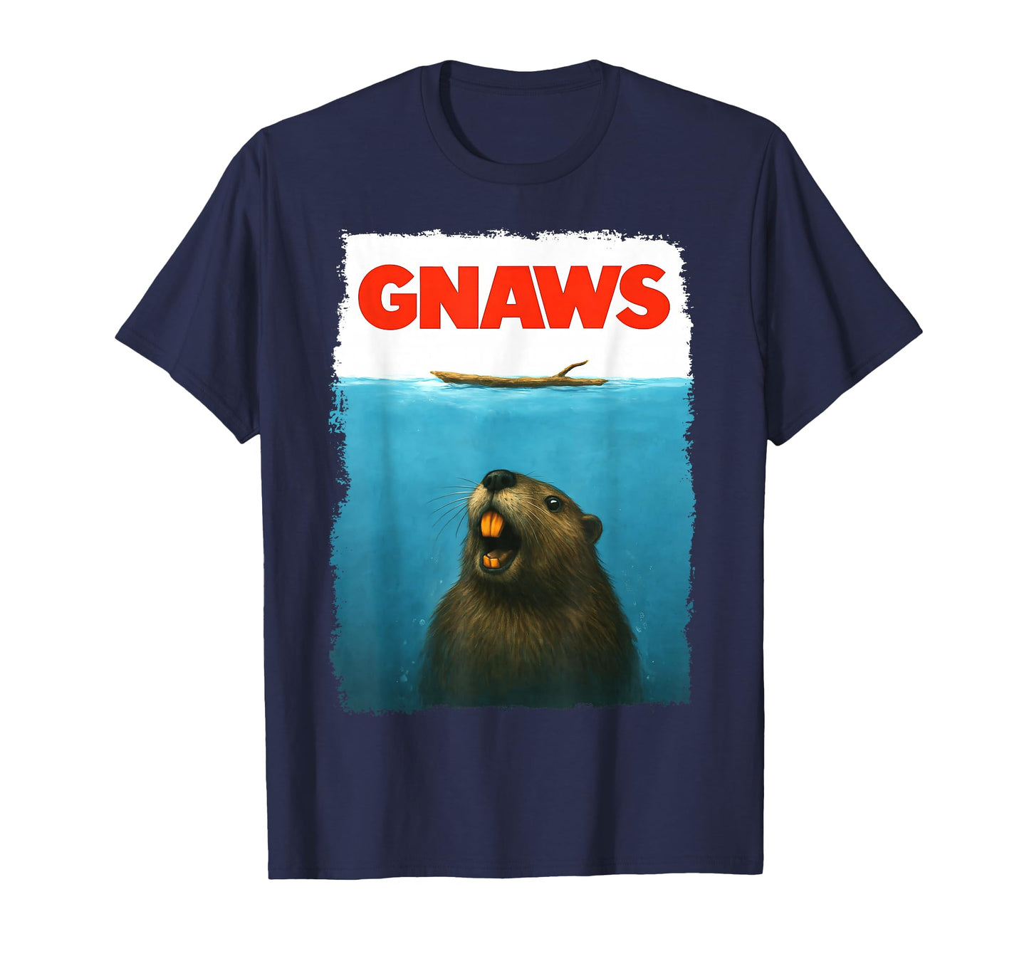 GNAWS Movie Parody Poster, Funny Beaver T-Shirt