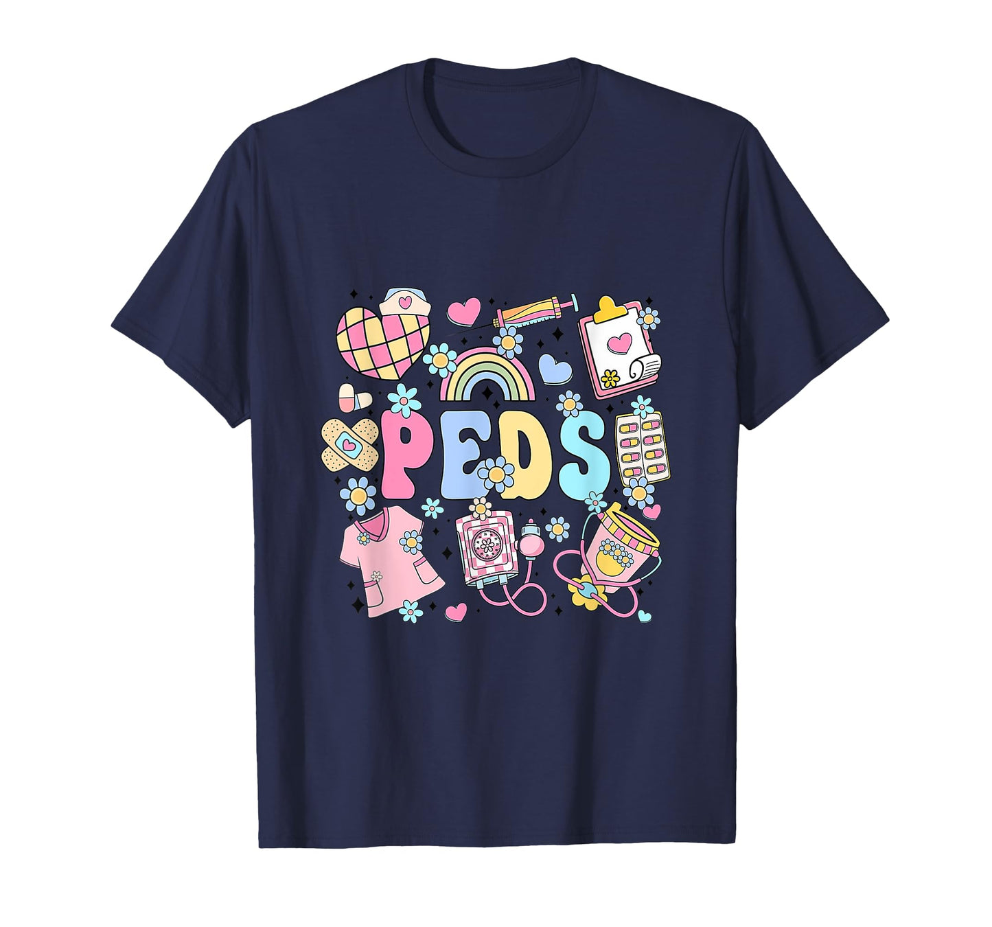 Peds Nurse Stuff Retro Pediatric Nurse Practitioner Nursing T-Shirt