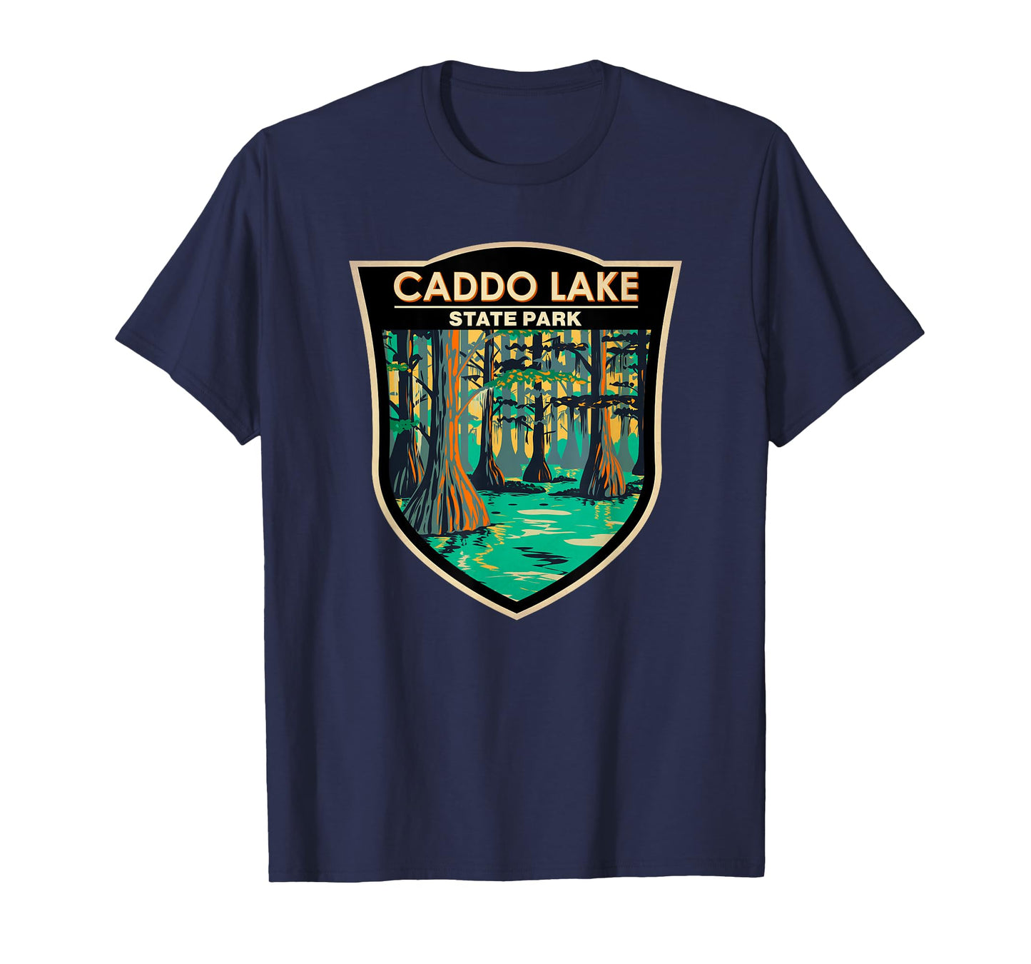 Caddo Lake State Park Texas Badge Vintage T-Shirt