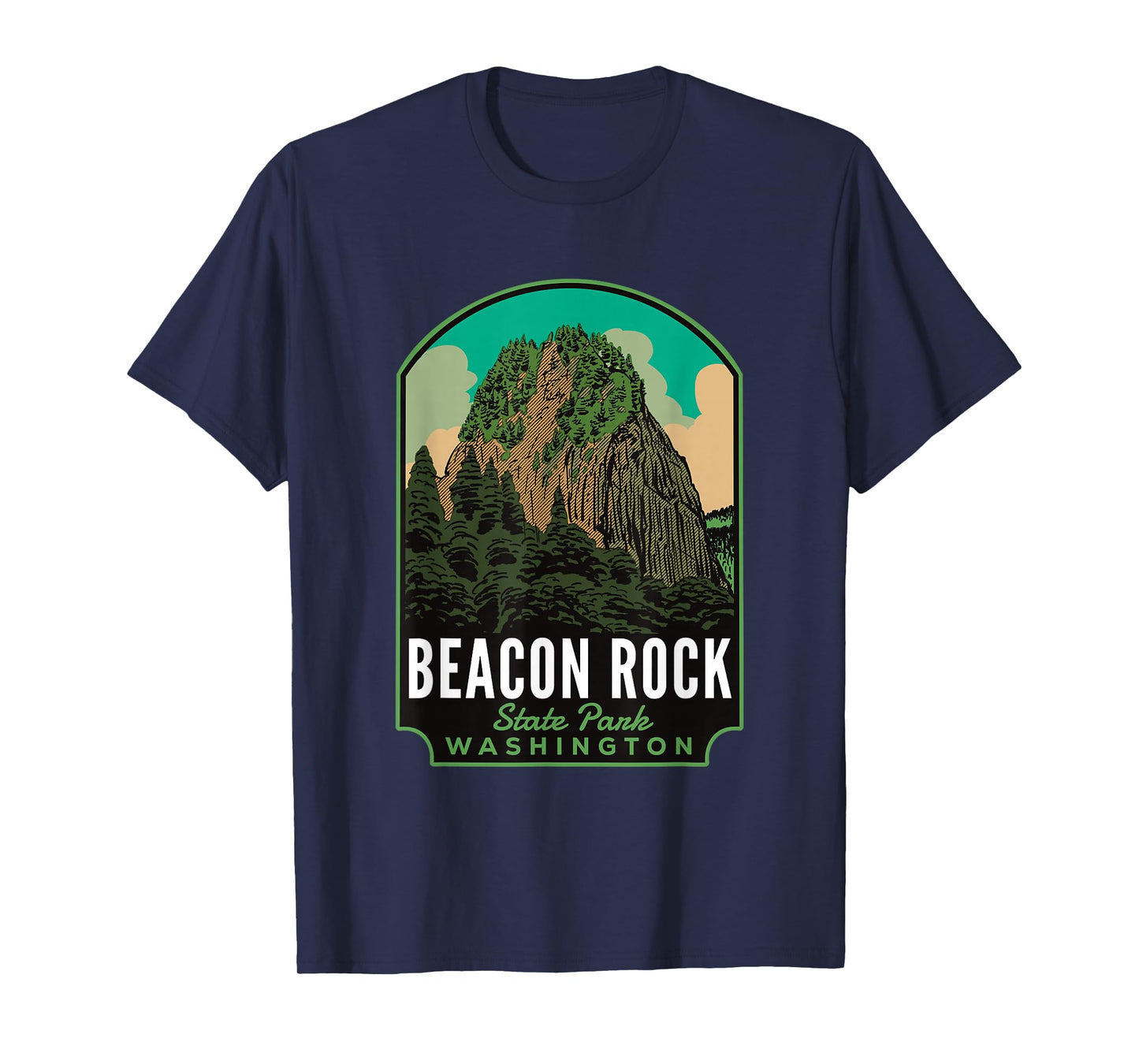 Beacon Rock State Park WA T-Shirt