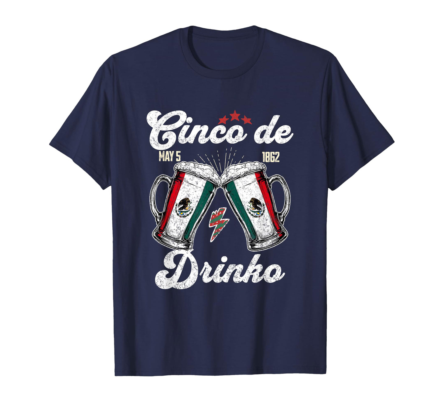 Cinco De Drinko Mexican Party 5 De Mayo Beer Drink Men Women T-Shirt