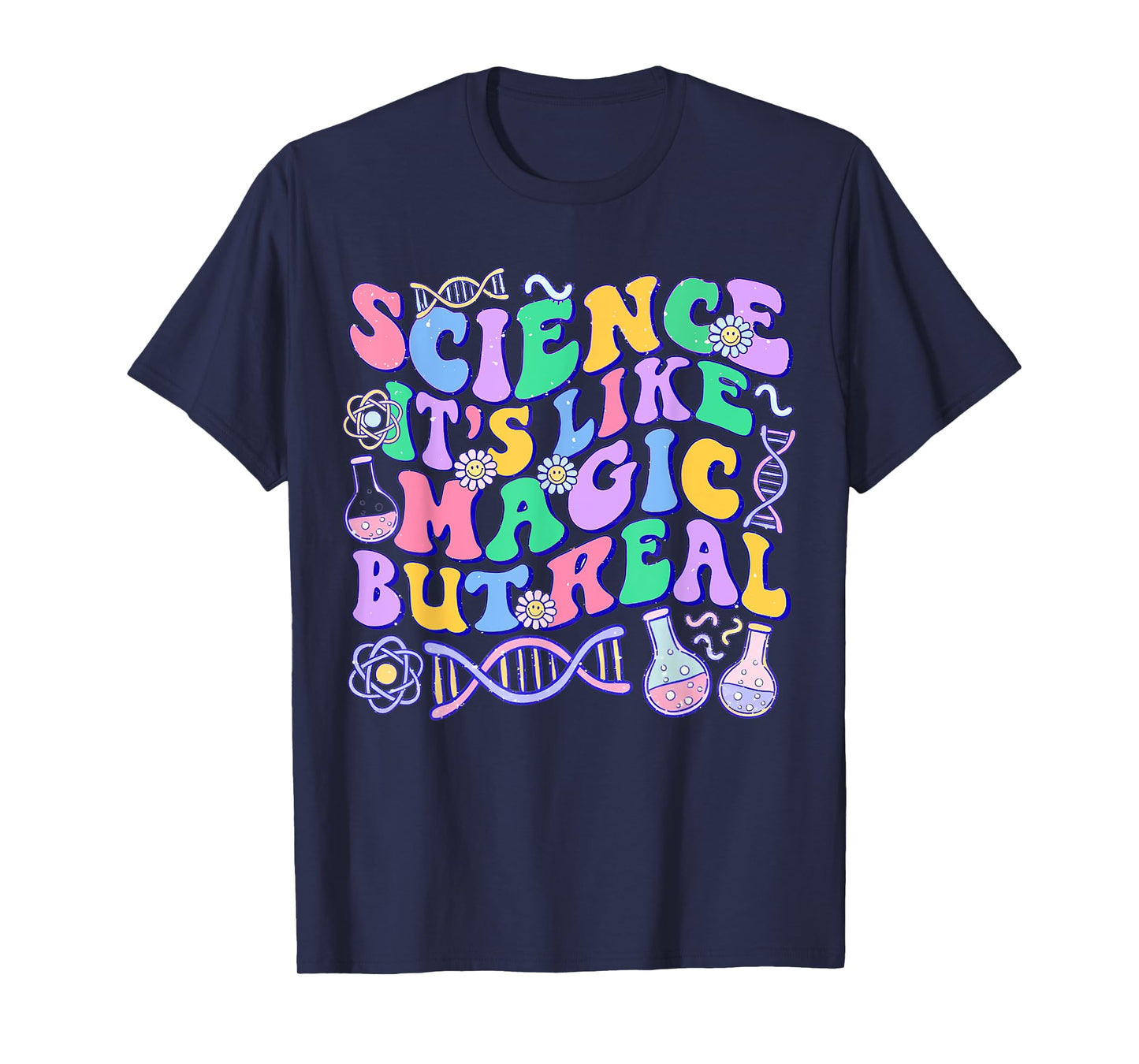 Teacher Chemistry Humor Science It's Like Magic But Real T-Shirt