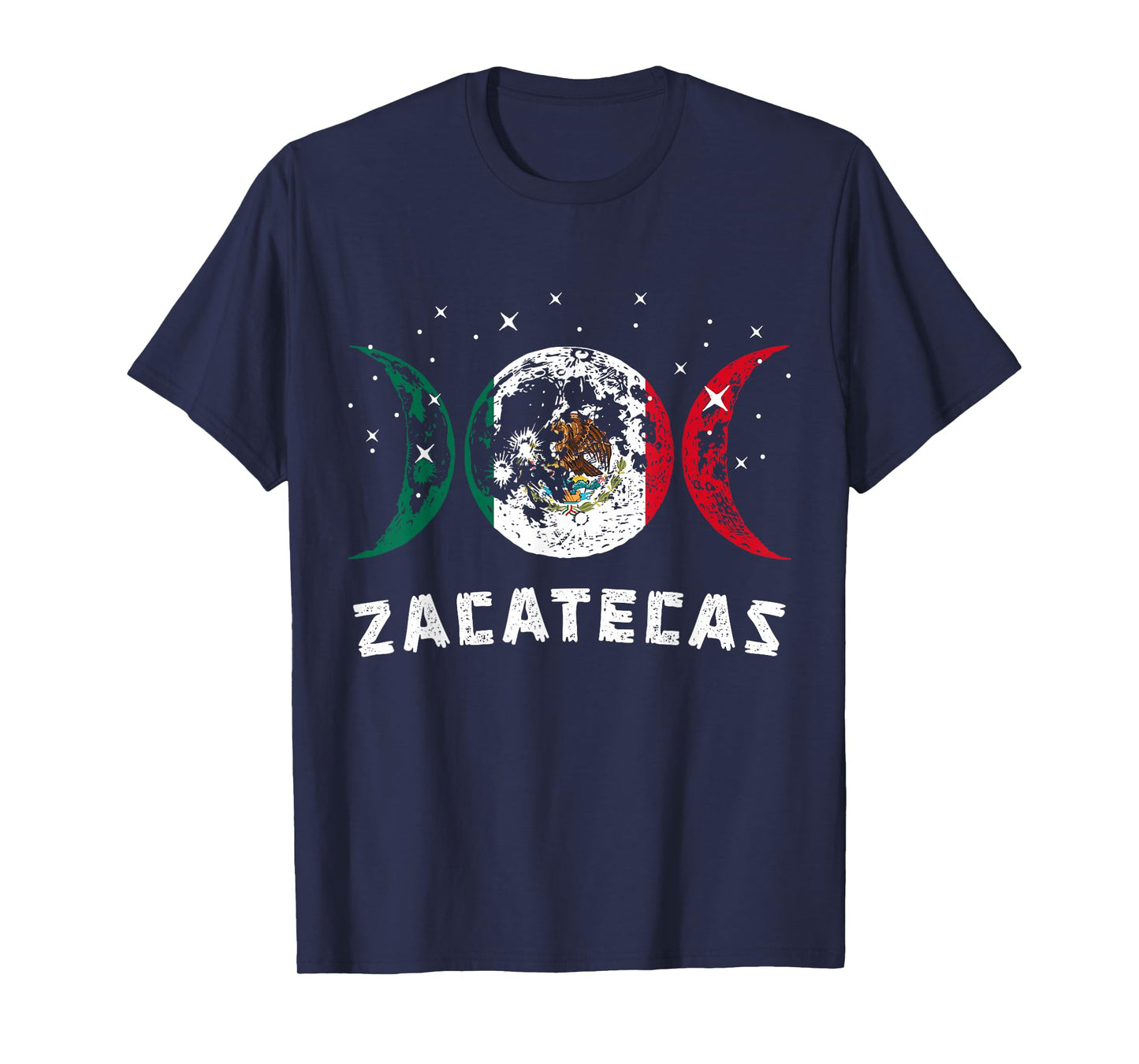 Mexico Flag Love Zacatecas Mexico Vacation T-Shirt