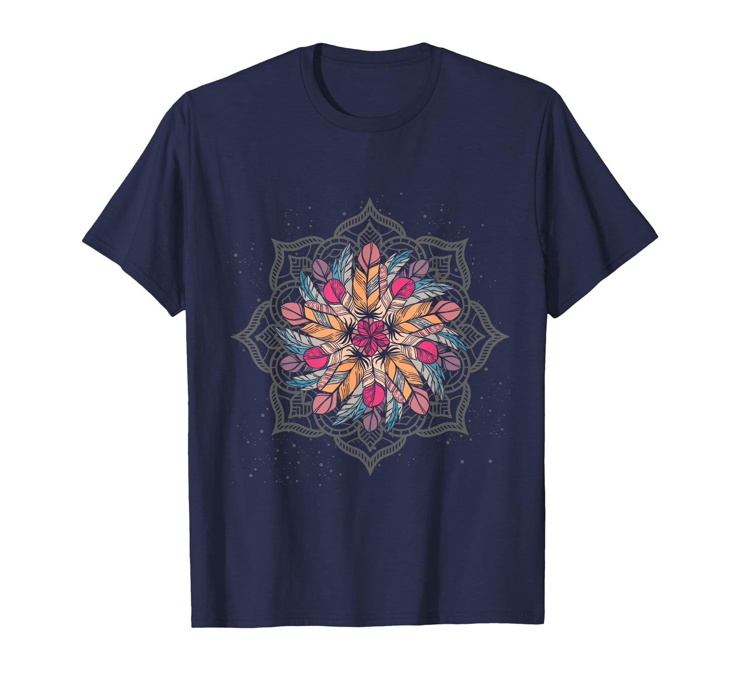 Colorful Women Girls Kids Gifts Mandala T-Shirt