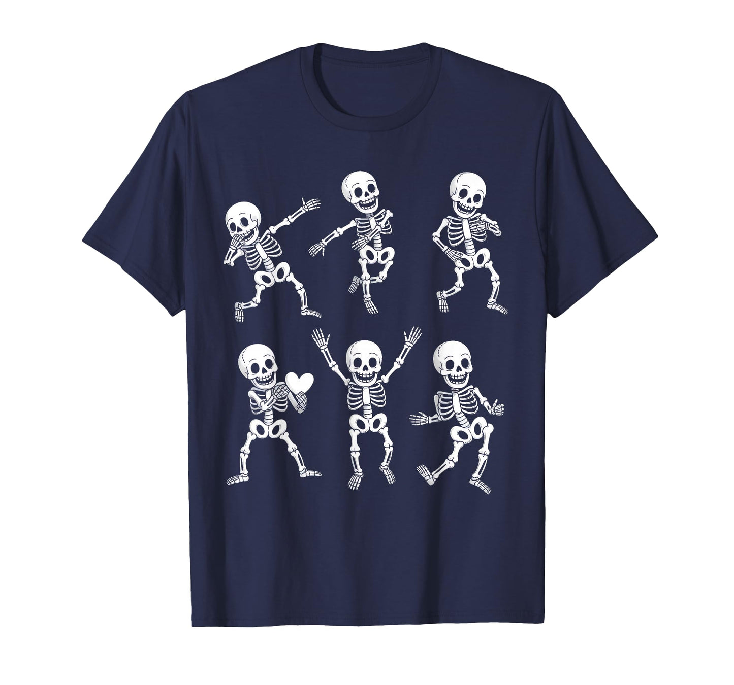 Dancing Skeletons Dance Challenge Boys Girl Kids Halloween T-Shirt