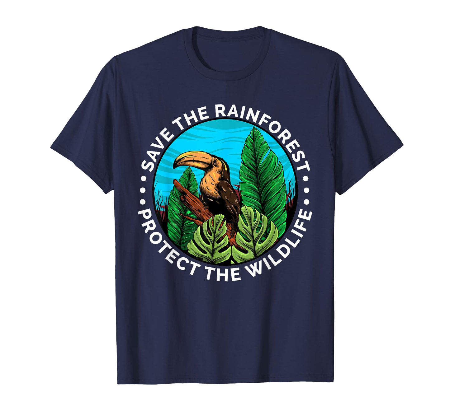 Save The Rainforest Protect The Wildlife Earth Day T-Shirt