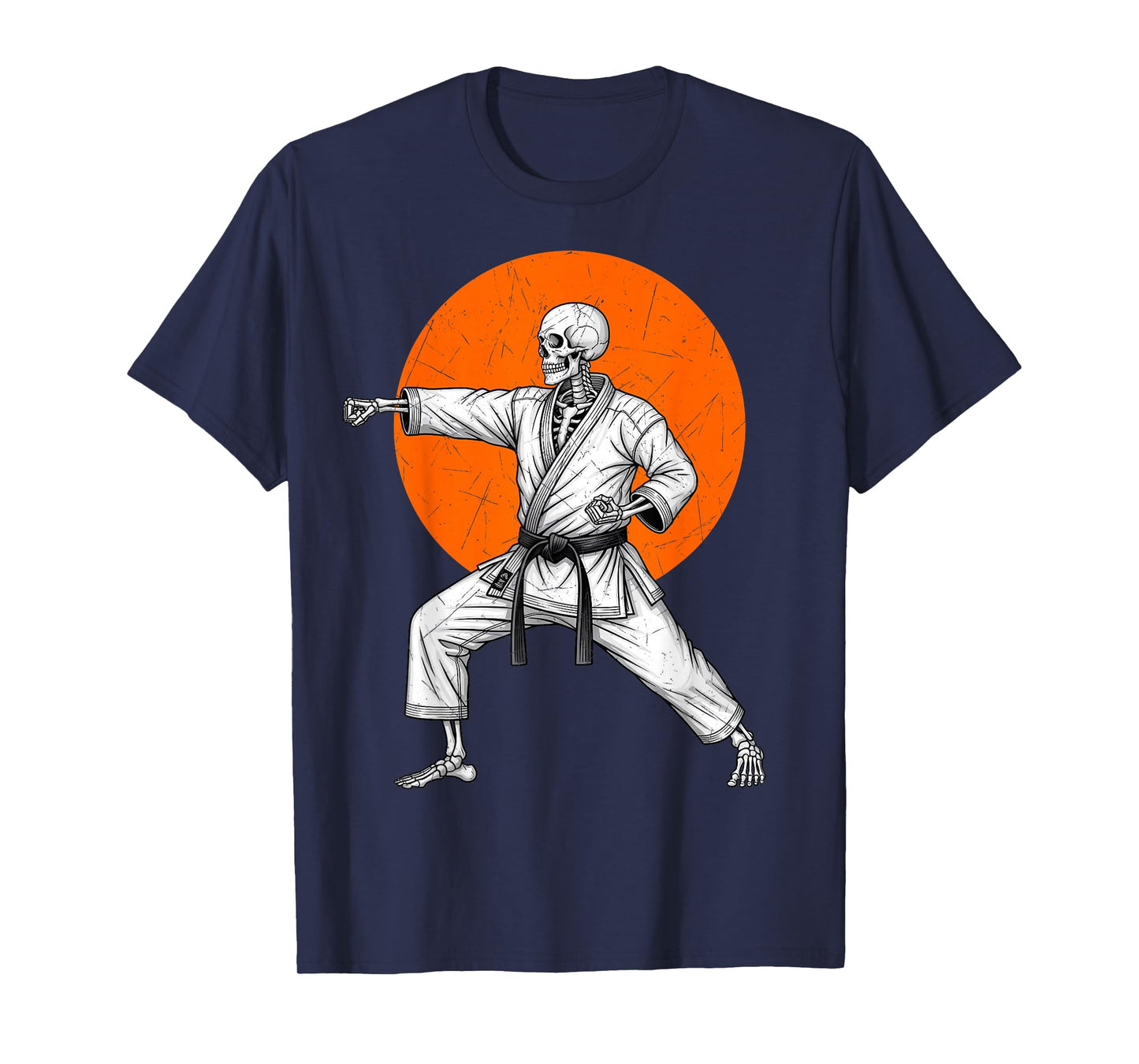 Traditional Martial Arts Karate Shotokan Taekwondo Skeleton T-Shirt