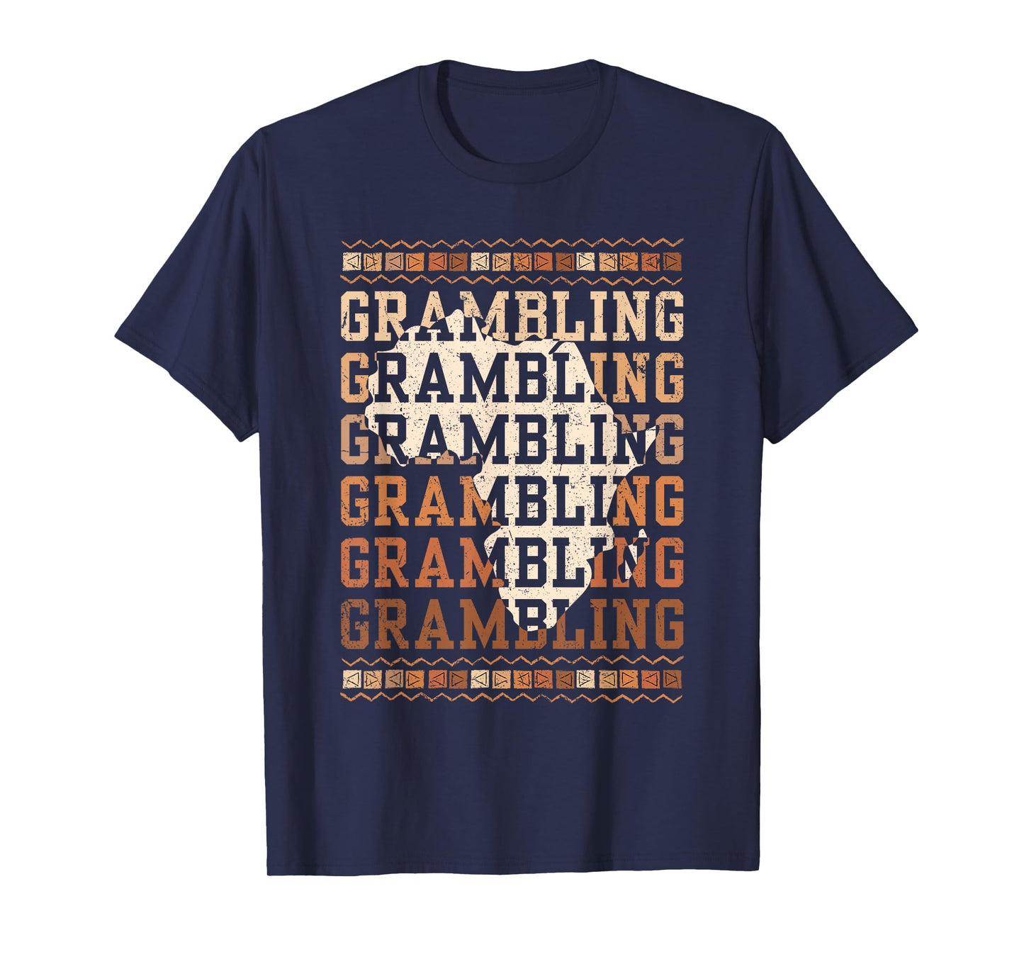 Grambling HBCU with Africa Alumni Historical Black College T-Shirt