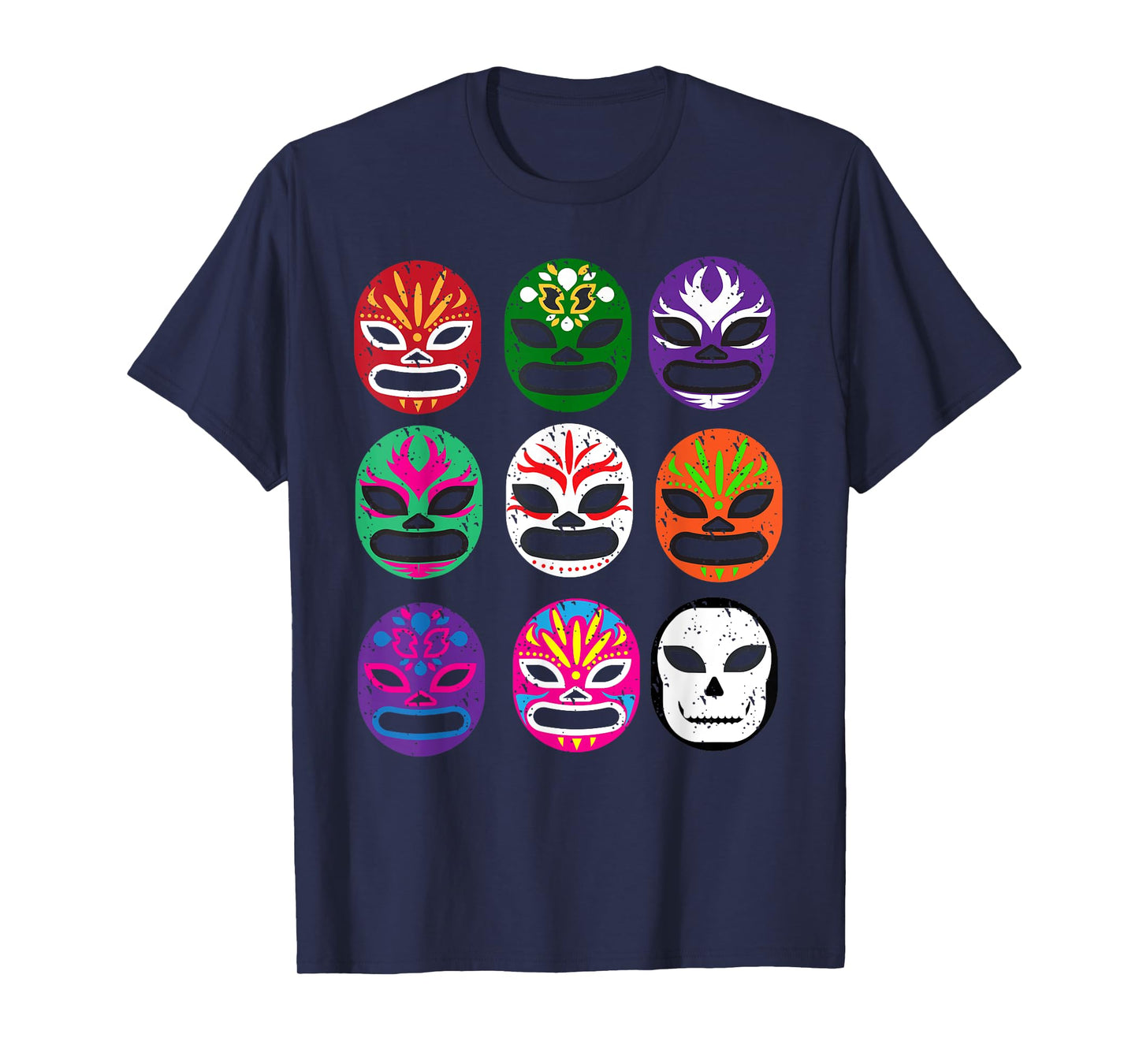 Lucha Libre Masks Mexican Wrestling Mask T-Shirt