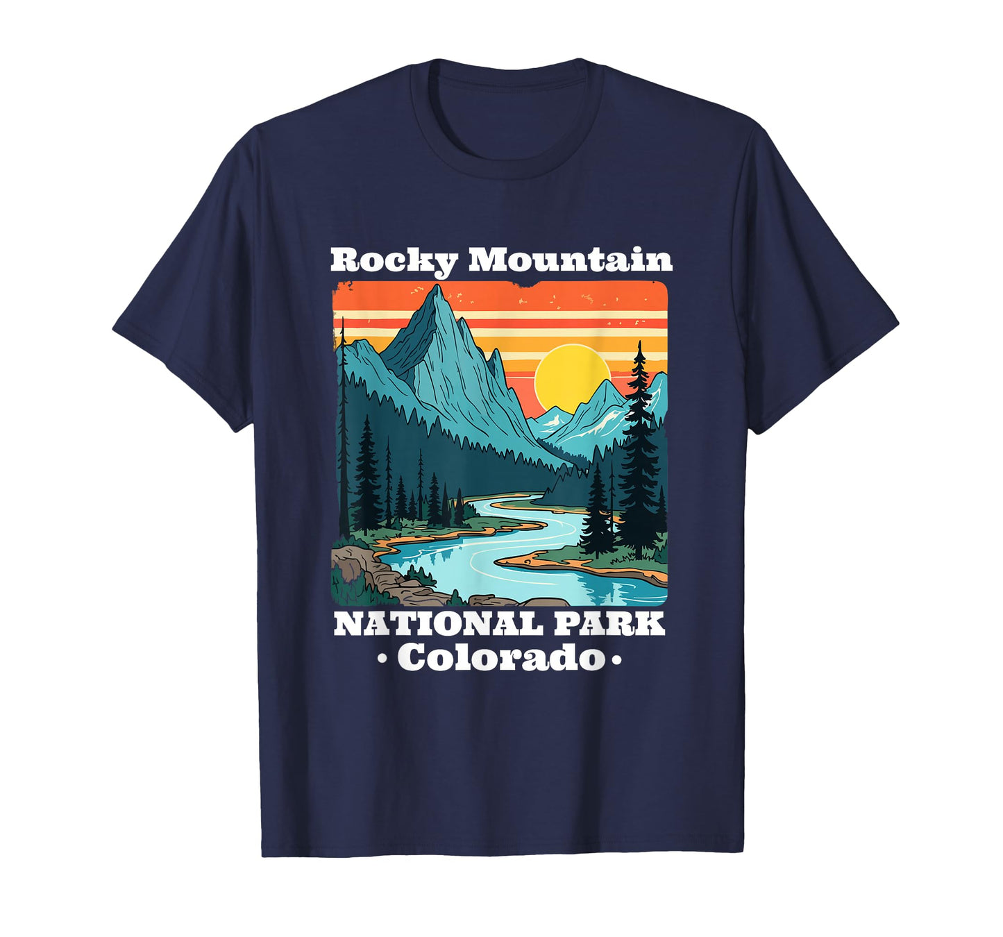 Colorado Rocky Mountain National Park Souvenir Men Women T-Shirt