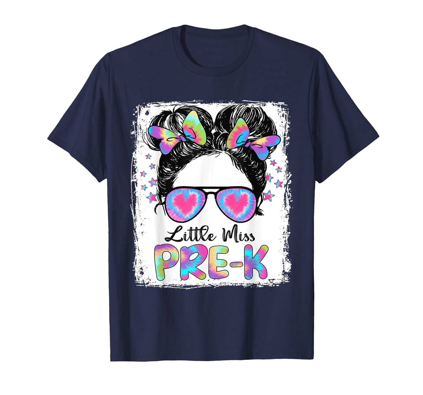 Little Miss Pre-K Girl Back To School Shirt Pre Kindergarten T-Shirt