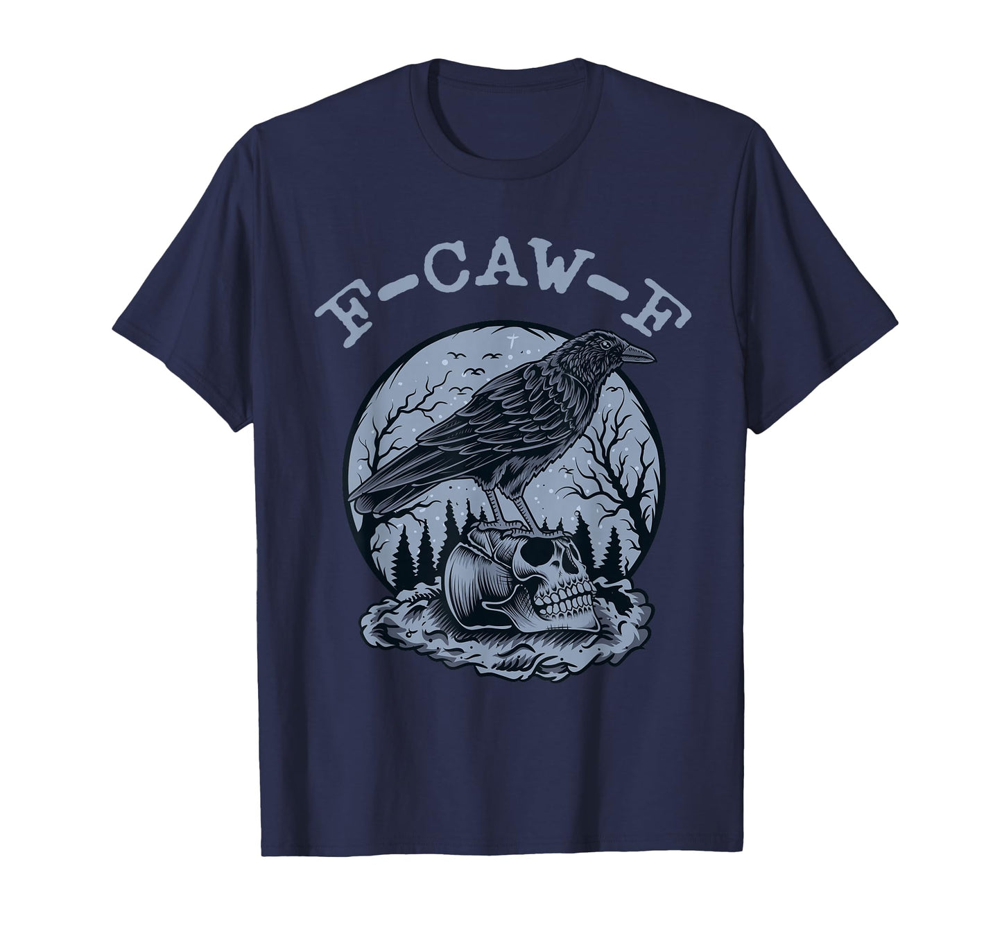 Funny f-caw-f Crow Shirt Women Men, fcawf Crow Raven Humor T-Shirt