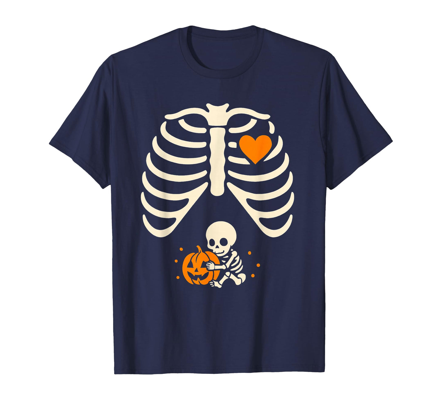 Funny Cute Skeleton Baby Pregnancy Halloween T-Shirt
