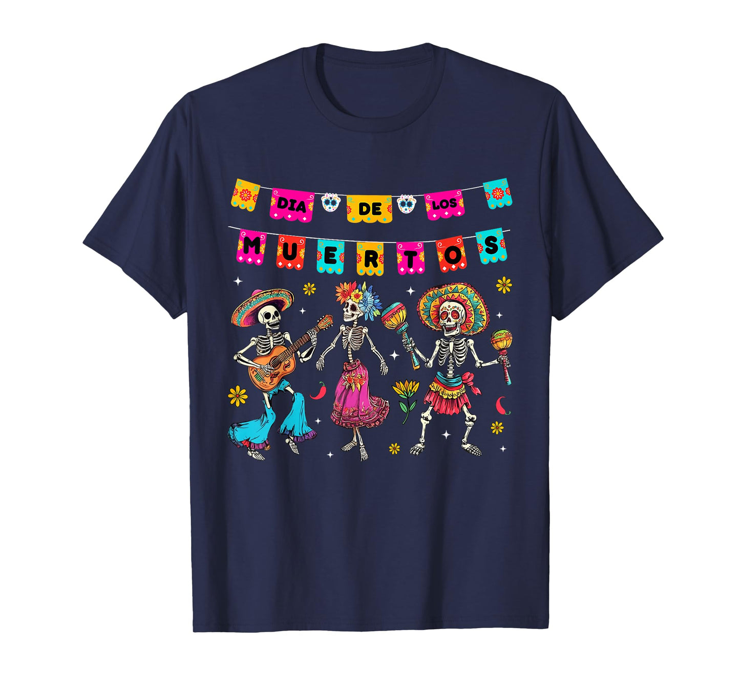 Día De Los Muertos Dancing Skeletons Festival Gift T-Shirt