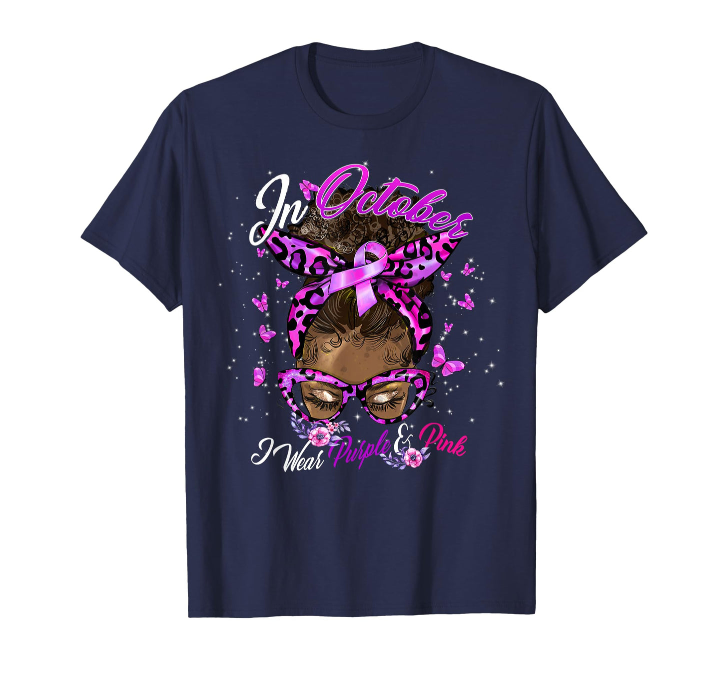 October Domestic Violence & Breast Cancer Awareness T-Shirt