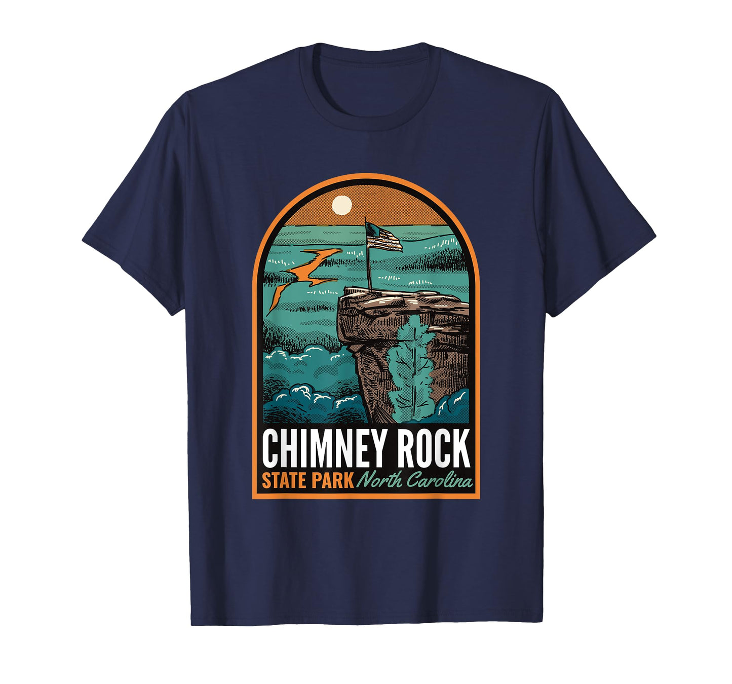Chimney Rock State Park NC Vintage T-Shirt